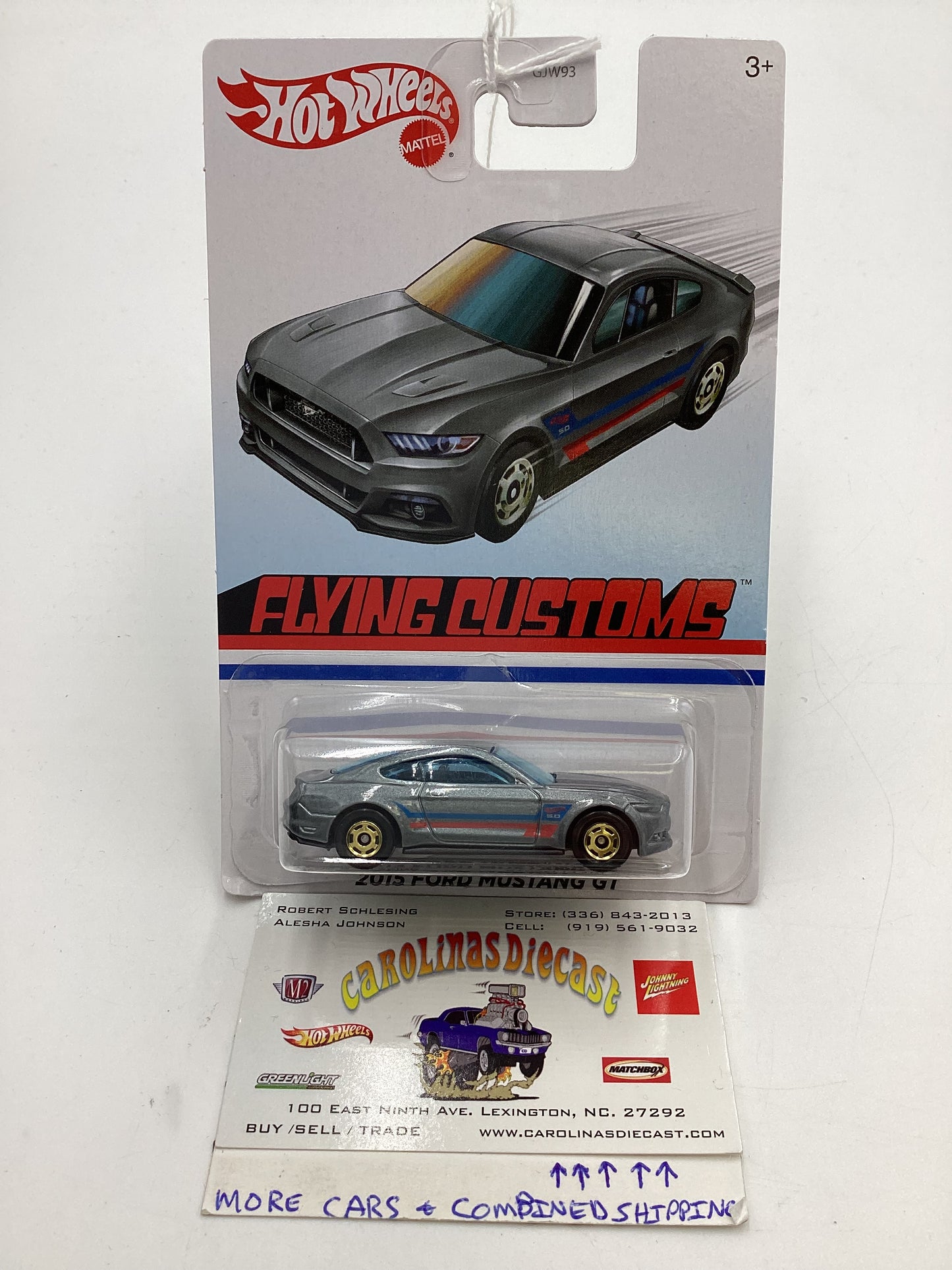 Hot Wheels Target Exclusive Flying Customs 2015 Ford Mustang GT Gray