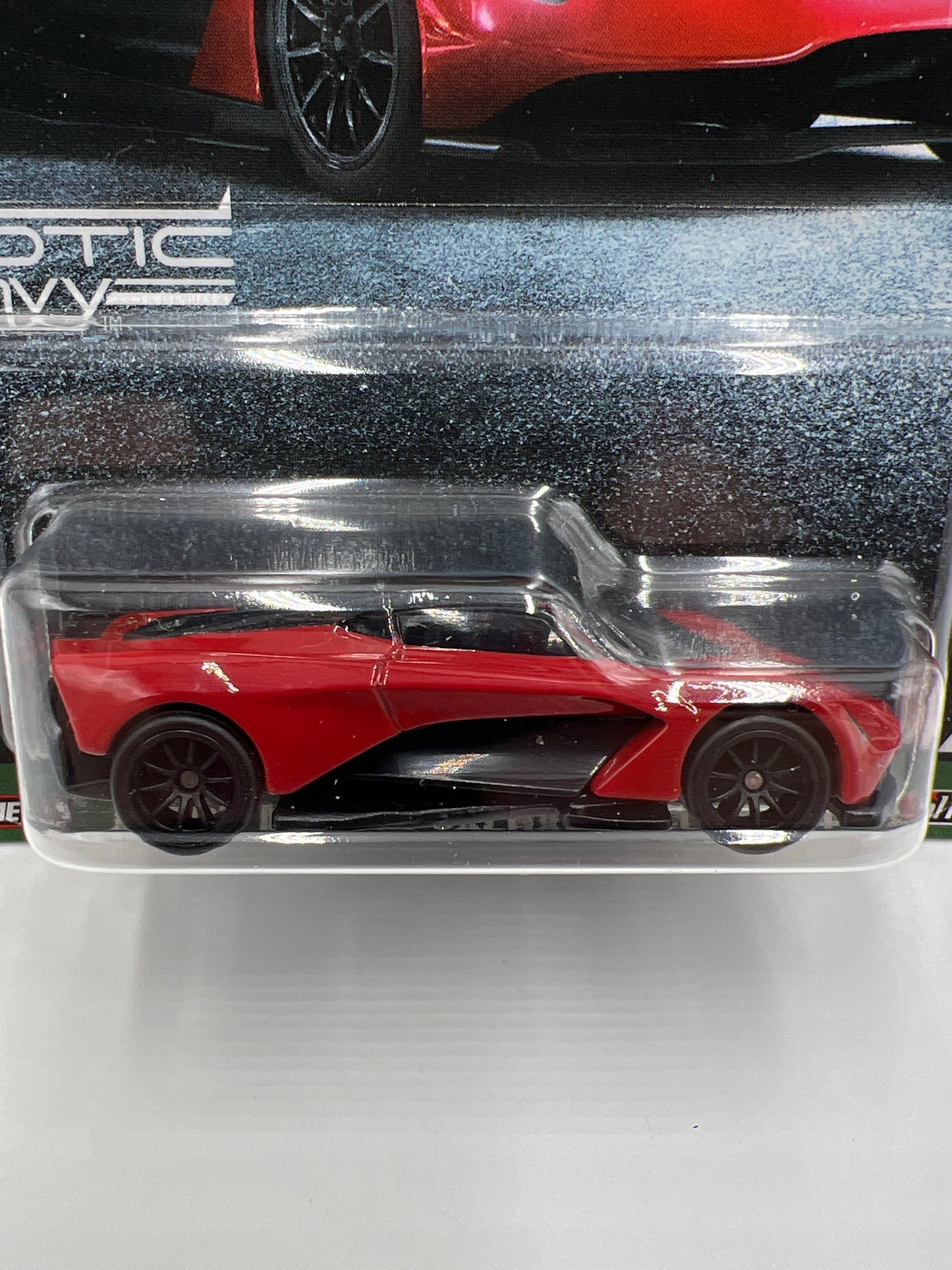 Hot Wheels Premium Exotic Envy #3 Aston Martin Valhalla Concept Red 244Q