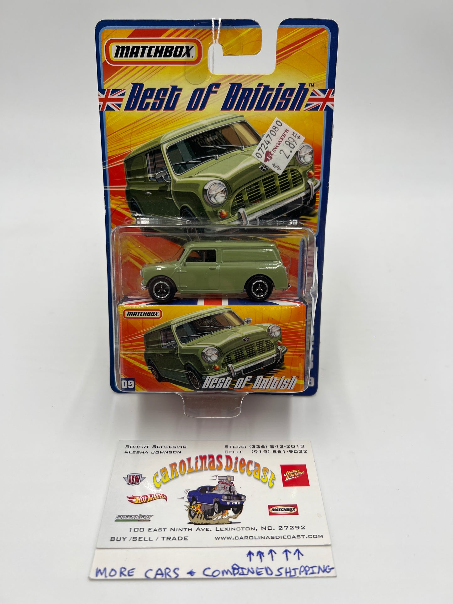 Matchbox Best Of British #9 65 Austin Mini Van Green 171D