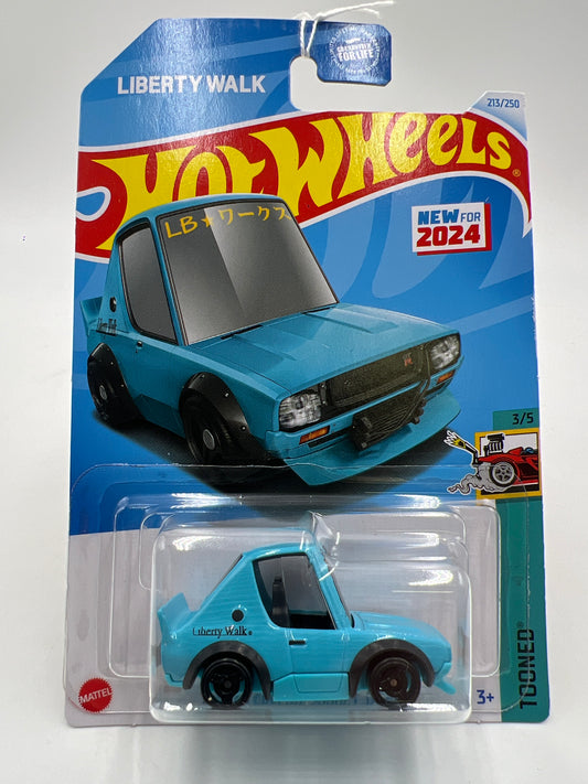 2024 Hot Wheels N Case #213 Tooned Nissan Skyline 2000GT-R LBWK Light Blue 83D