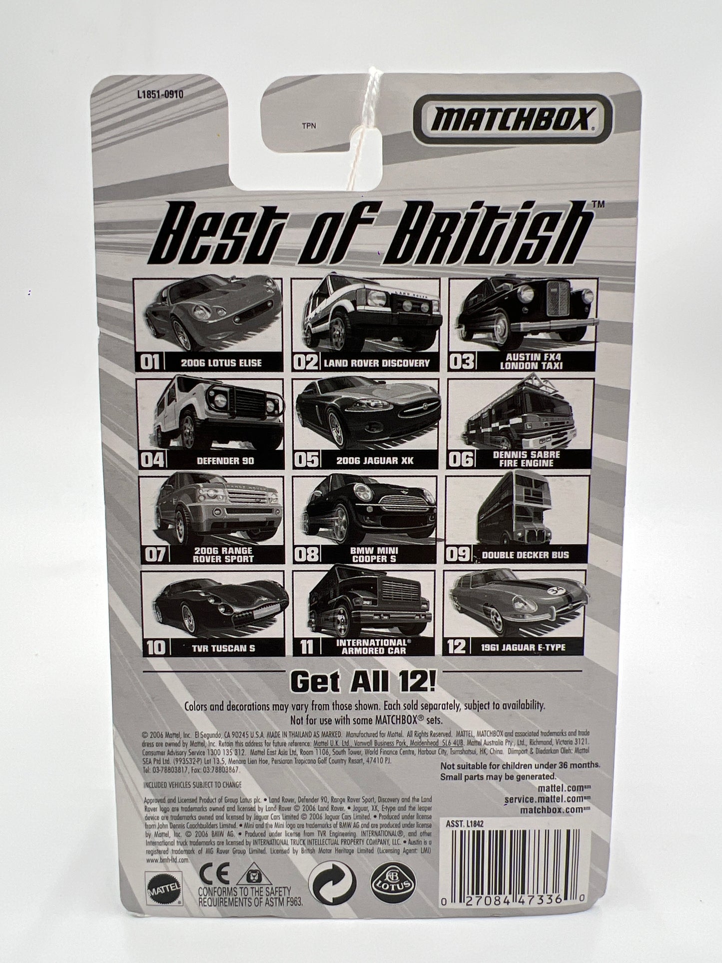 Matchbox Best Of British #8 BMW Mini Cooper S Black 171B