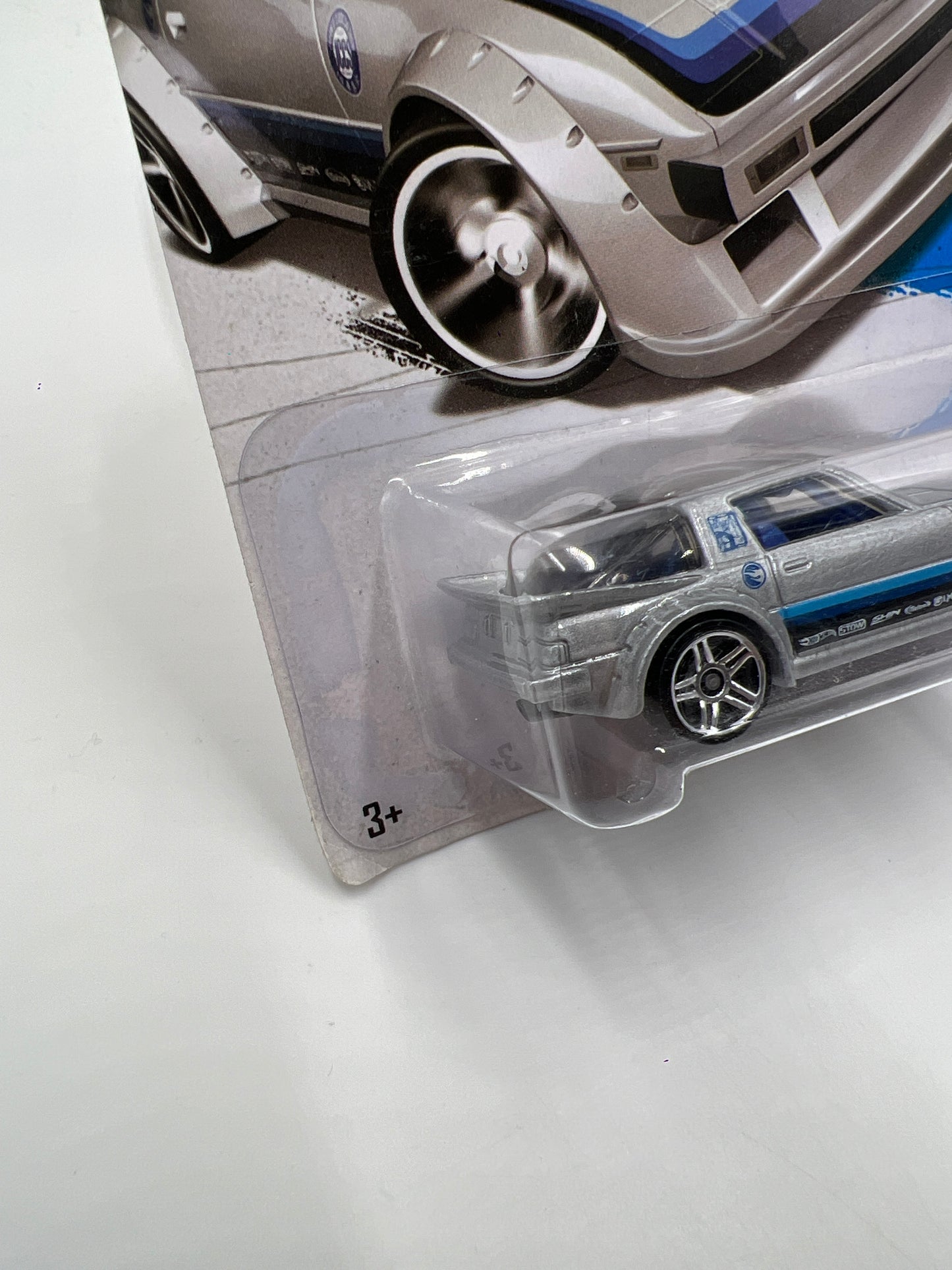 2013 Hot Wheels Treasure Hunt #22 Mazda RX-7 Silver
