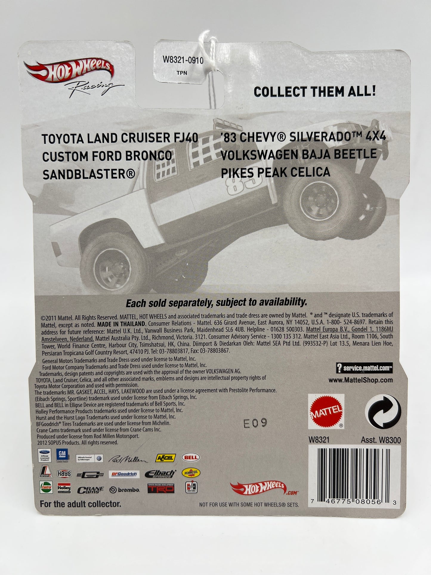 2012 Hot Wheels Premium Off Road Volkswagen Baja Beetle Purple 244B
