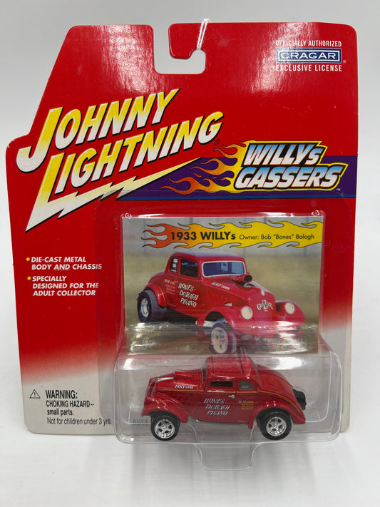 Johnny Lightning Willys Gassers 1933 Willys Bob Bones Balogh Red 221E