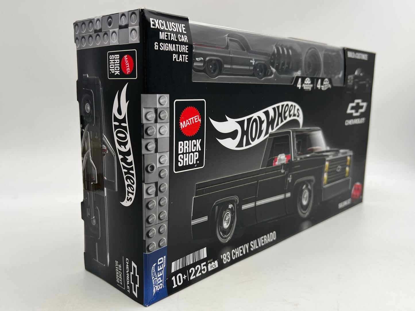Hot Wheels Mattel Brick Shop 83 Chevy Silverado W/Box Unopened