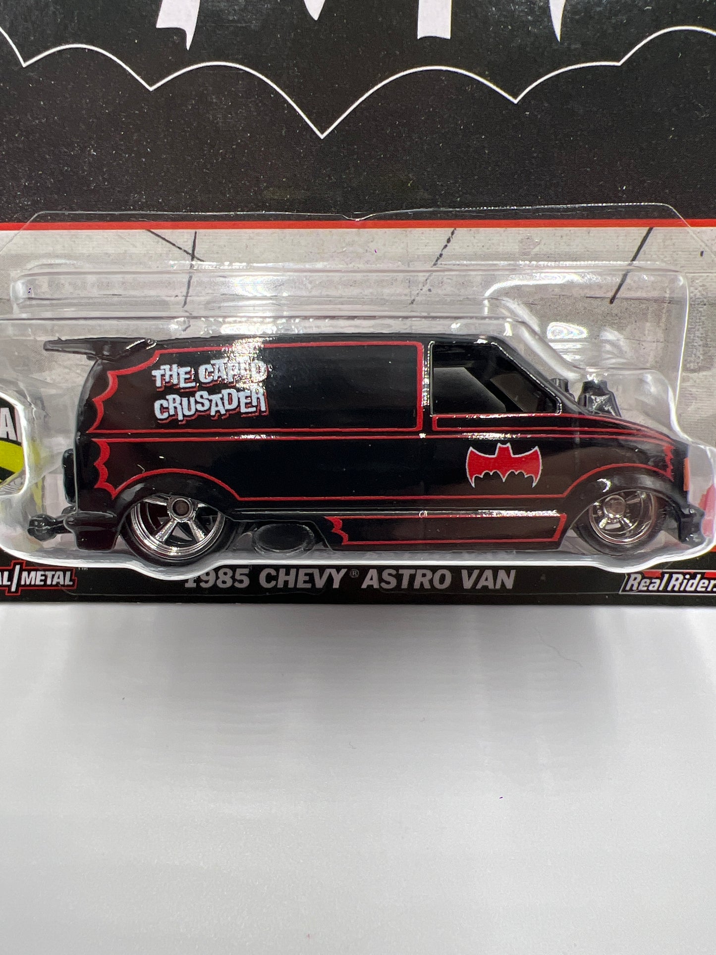 2024 Hot Wheels Gold Label Pop Culture Batman 1985 Chevy Astro Van Black 267A