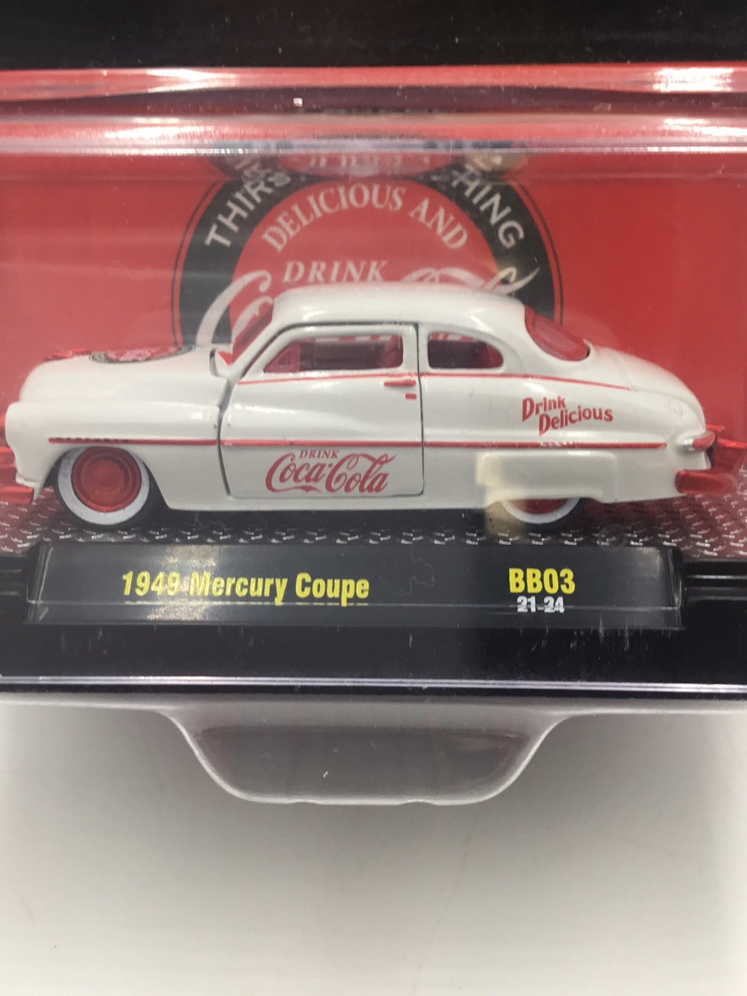 M2 Machines Coke Coca Cola 1949 Mercury Coupe CHASE BB03