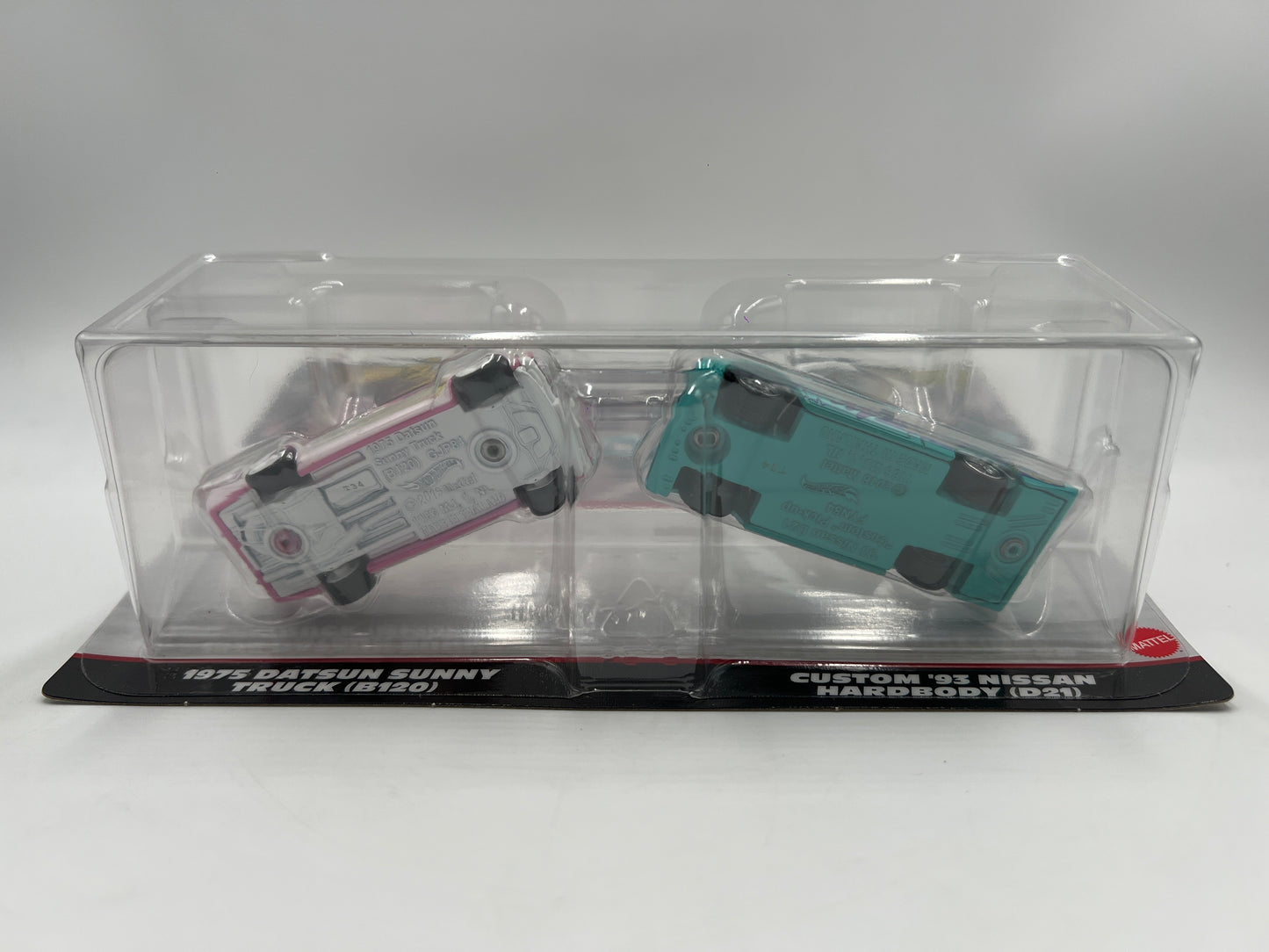 2025 Hot Wheels Car Culture Target 2 Pack 1975 Datsun Sunny Truck B120 & Custom 93 Nissan Hardbody D21 280B