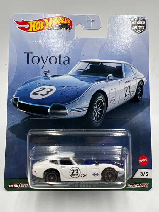 Hot Wheels Premium Toyota #3 Toyota 2000 GT White 253i