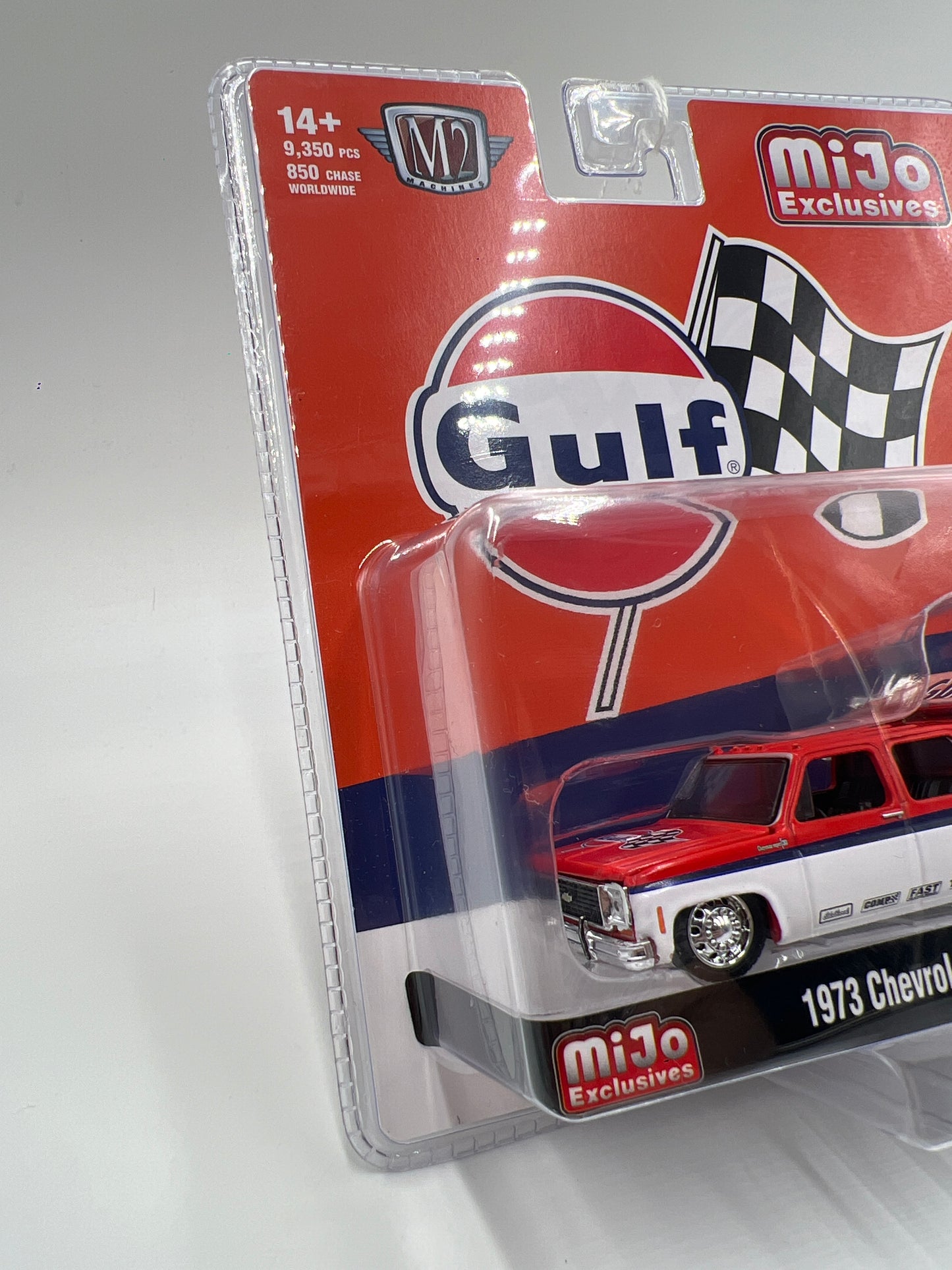 2025 M2 Machines Mijo Exclusives Gulf 1973 Chevrolet Cheyenne Super 30 199E