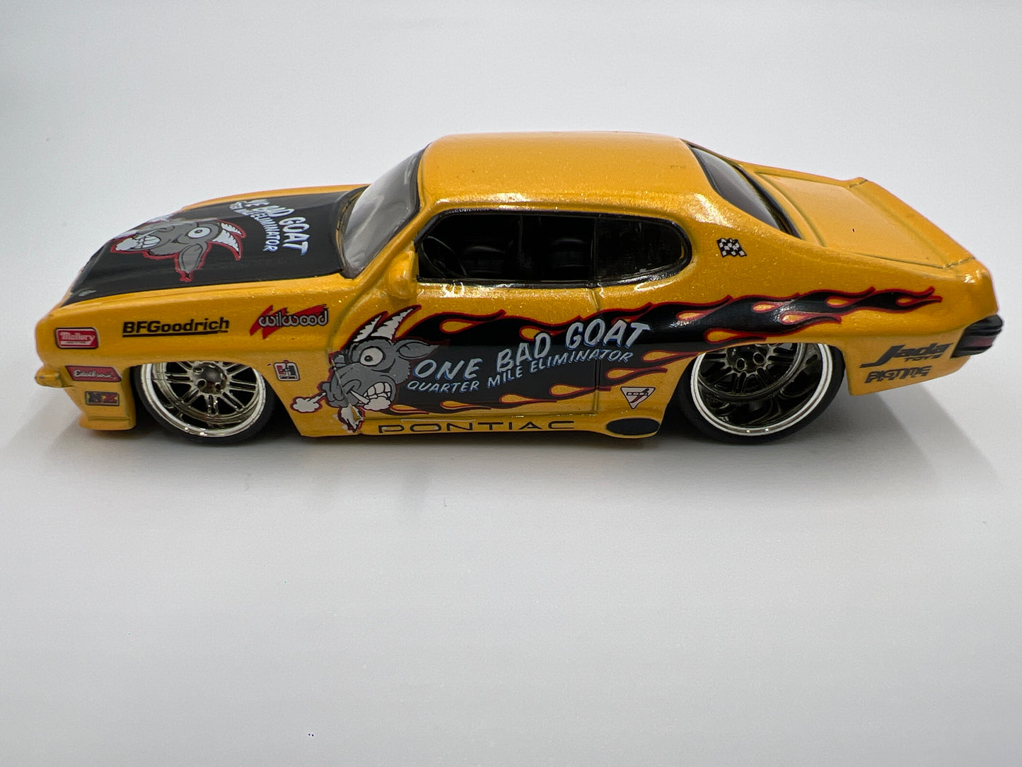 Jada Toys Big Time Muscle 1971 Pontiac GTO Yellow Loose