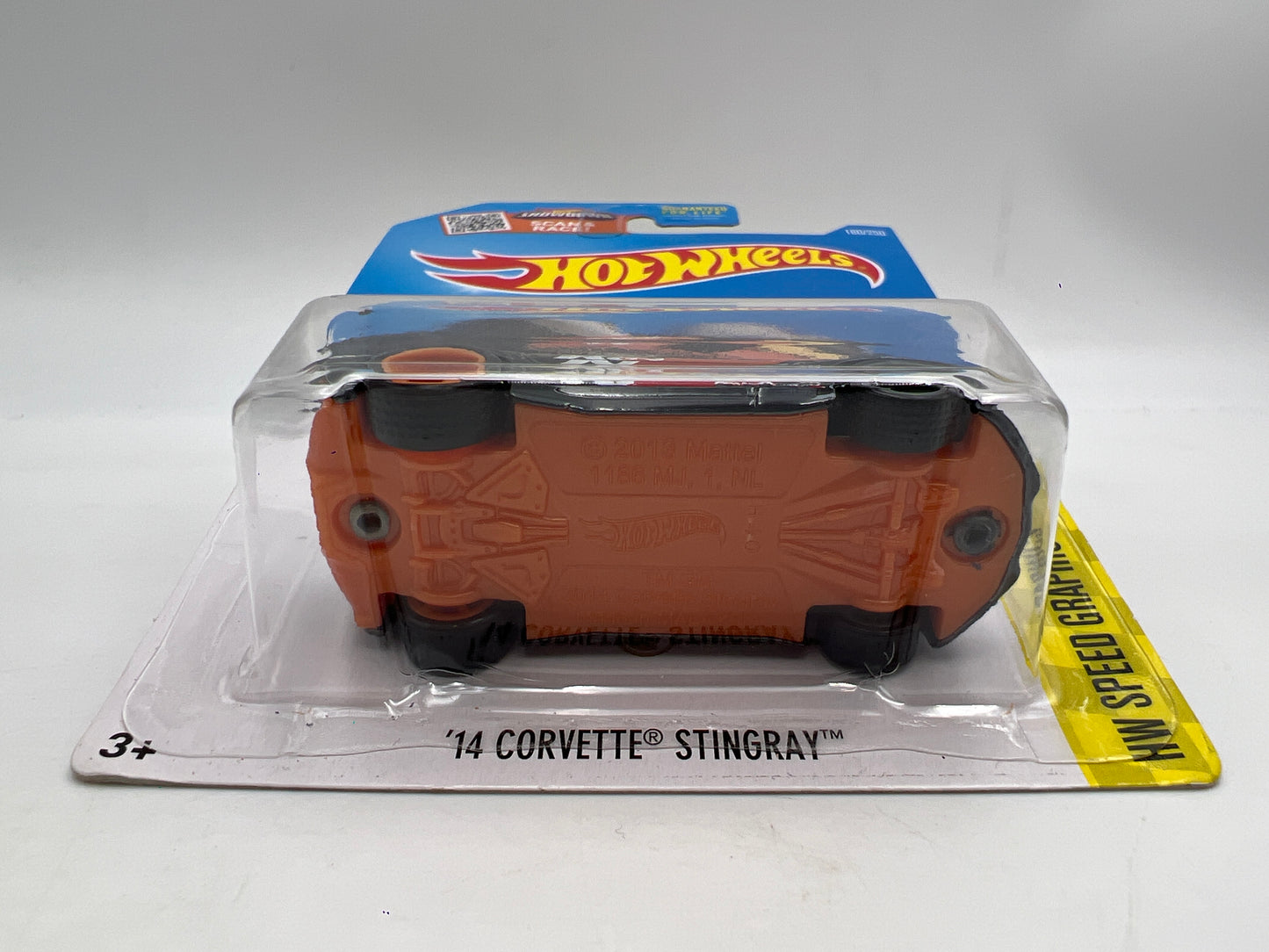 2016 Hot Wheels Super Treasure Hunt #180 14 Corvette Stingray Black K&N W/Protector