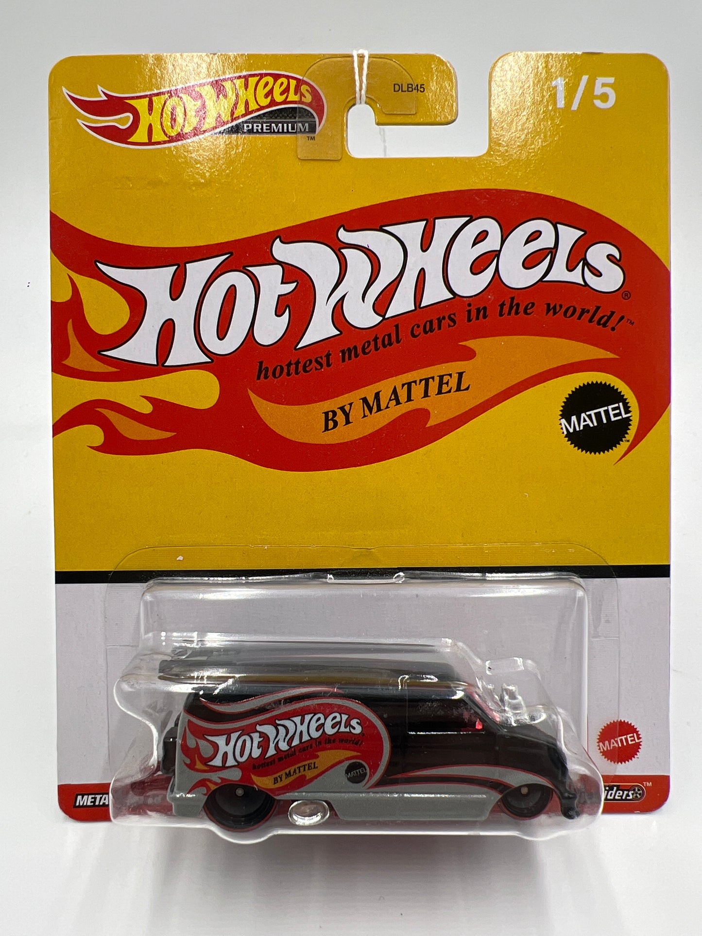 2022 Hot Wheels Pop Culture Mattel Brands #1 1985 Chevy Asto Van Black 244P