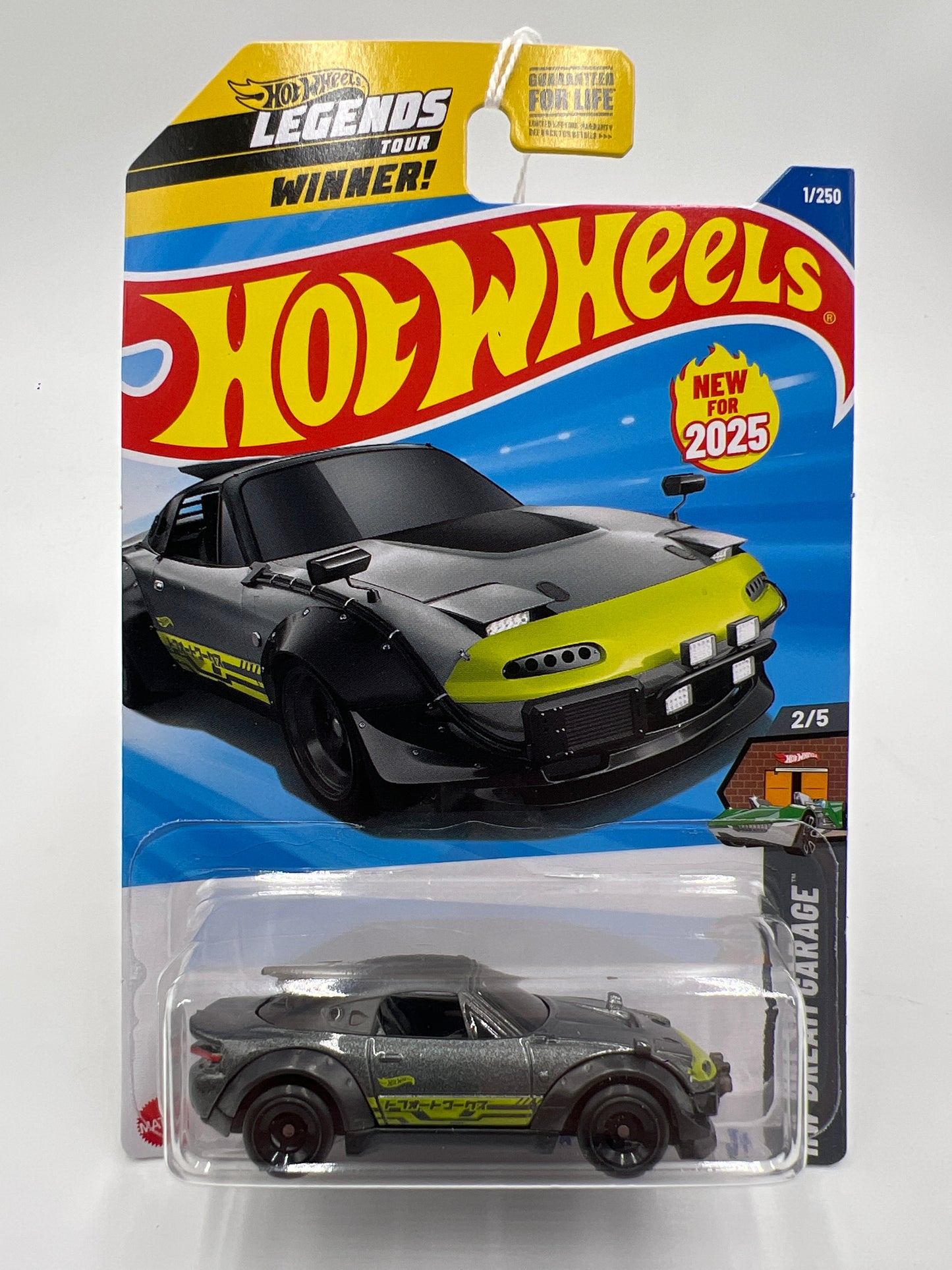 2025 Hot Wheels B Case #1 Mazda MX-5 mx5 Miata Gray 84B