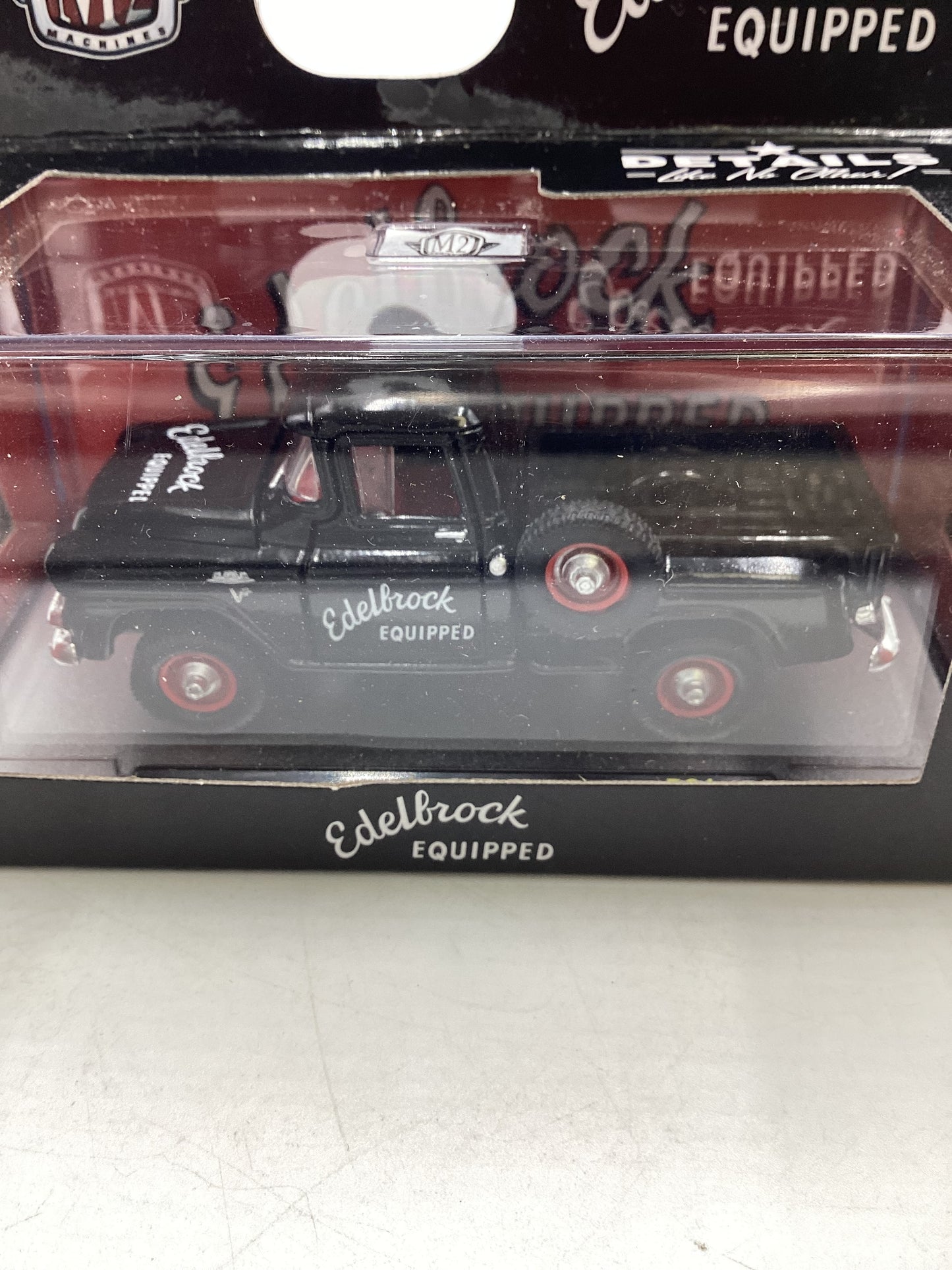 M2 Machines Edelbrock 1958 GMC 100 Stepside 4x4 Black R61