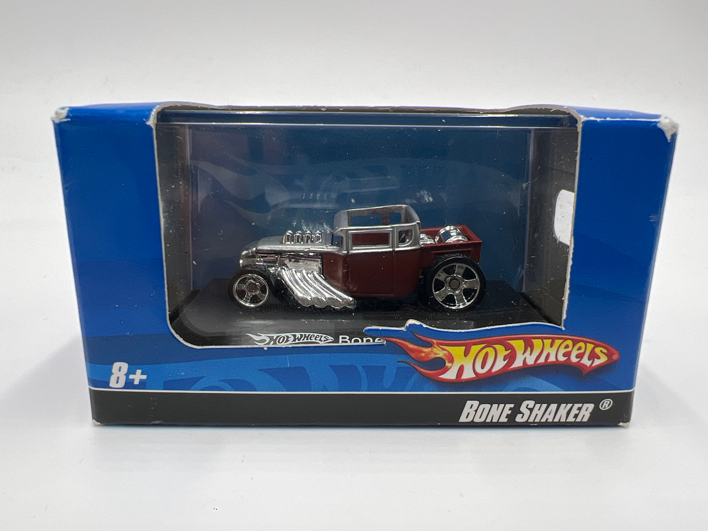 Hot Wheels 1:87 Scale Bone Shaker Red/Silver
