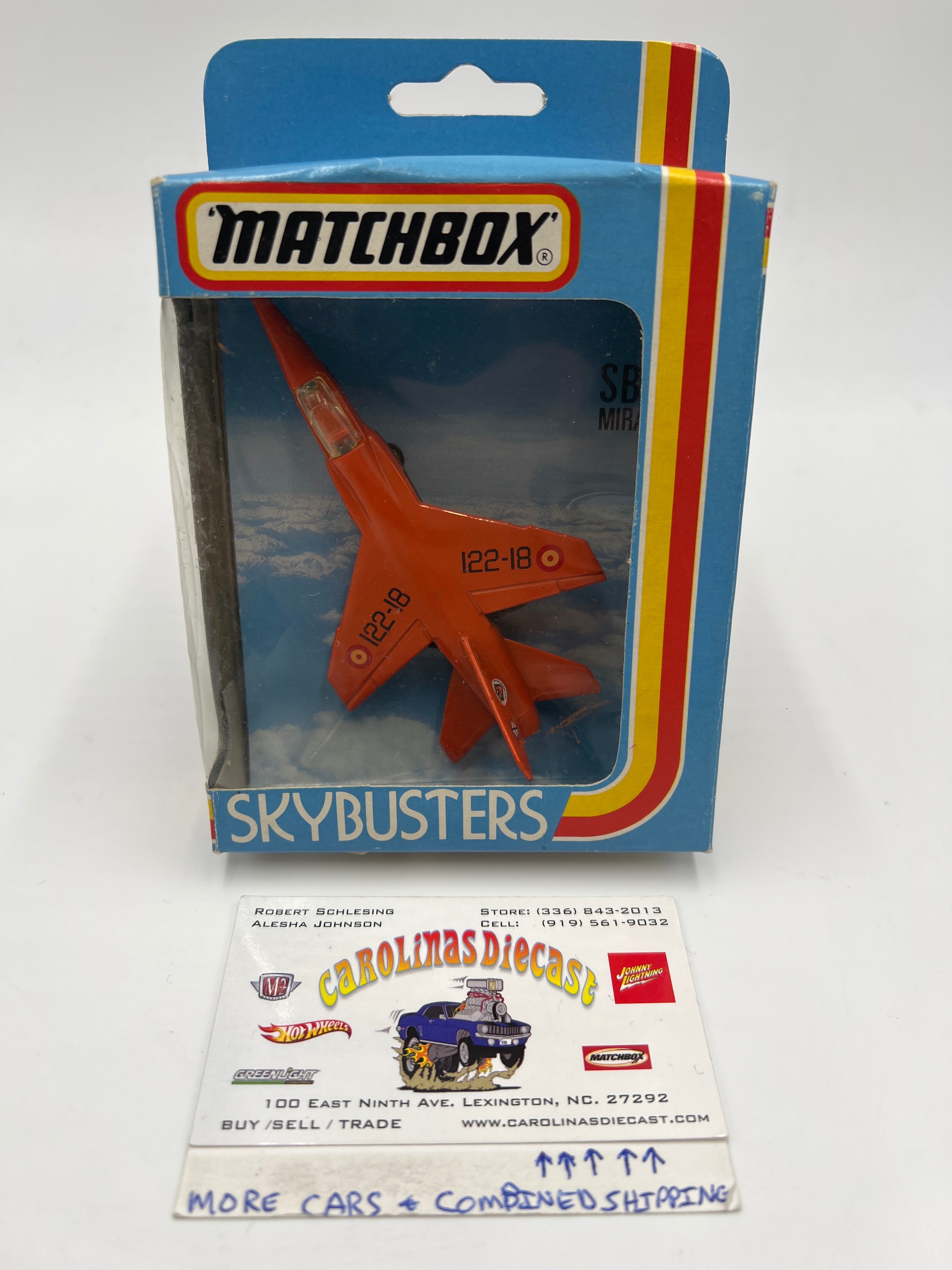 Matchbox Skybusters SB-4 Mirage F1 Orange – carolinasdiecast
