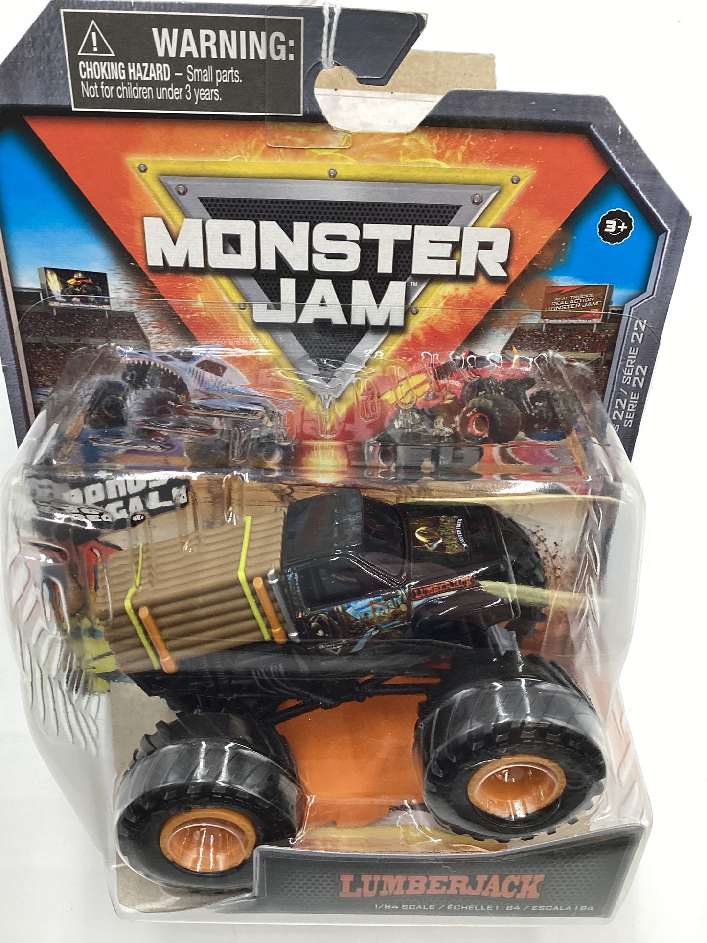 2022 Monster Jam Series 22 Lumberjack Black 127D