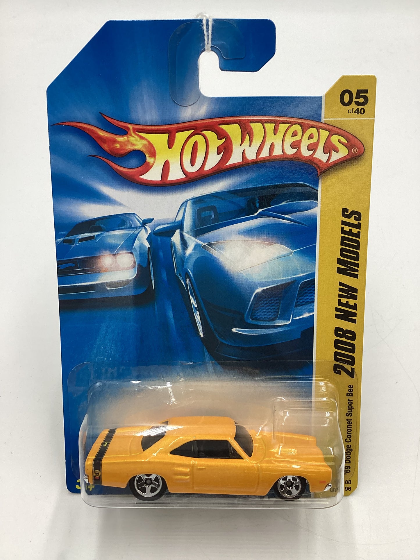 2008 Hot Wheels New Models #5 69 Dodge Coronet Super Bee Mustard Yellow Variation