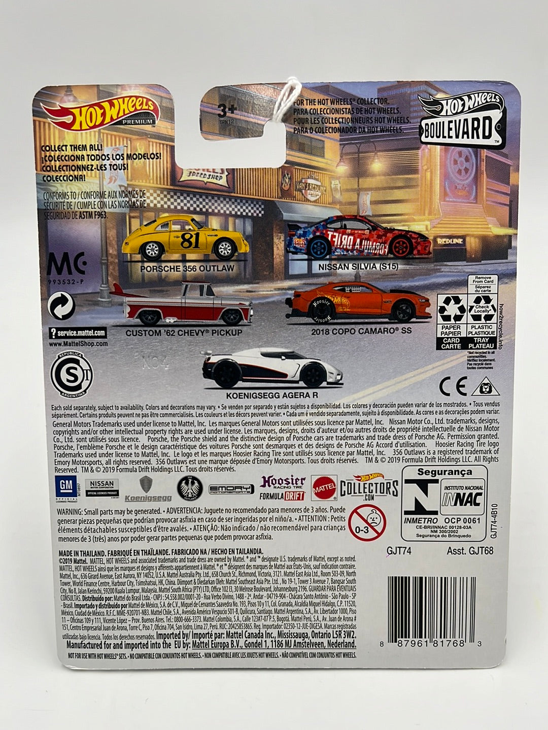 Hot Wheels Premium Boulevard #6 Porsche 356 Outlaw 265F