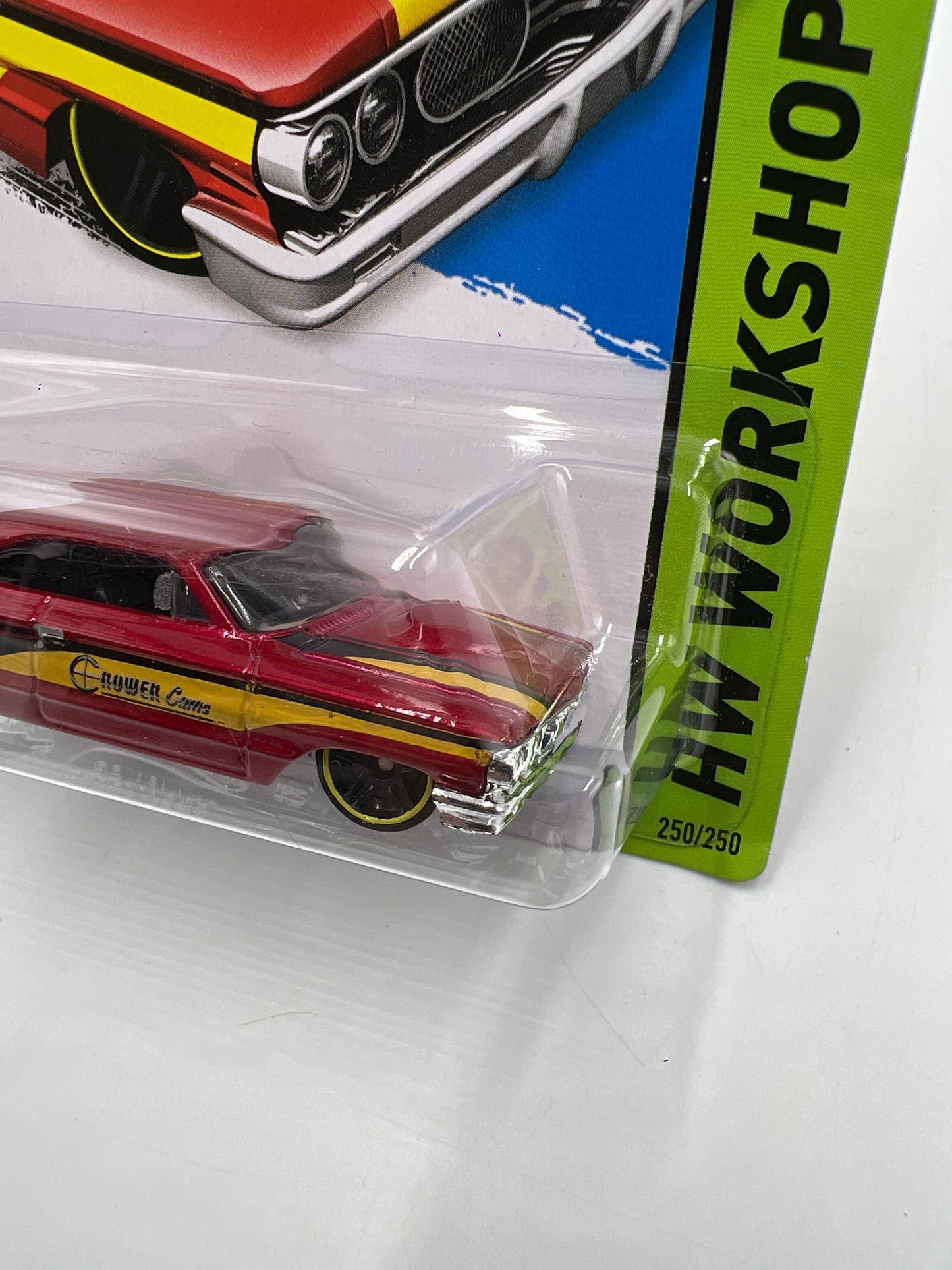 2014 Hot Wheels Workshop #250 Custom 64 Galaxie 500 Red 31A