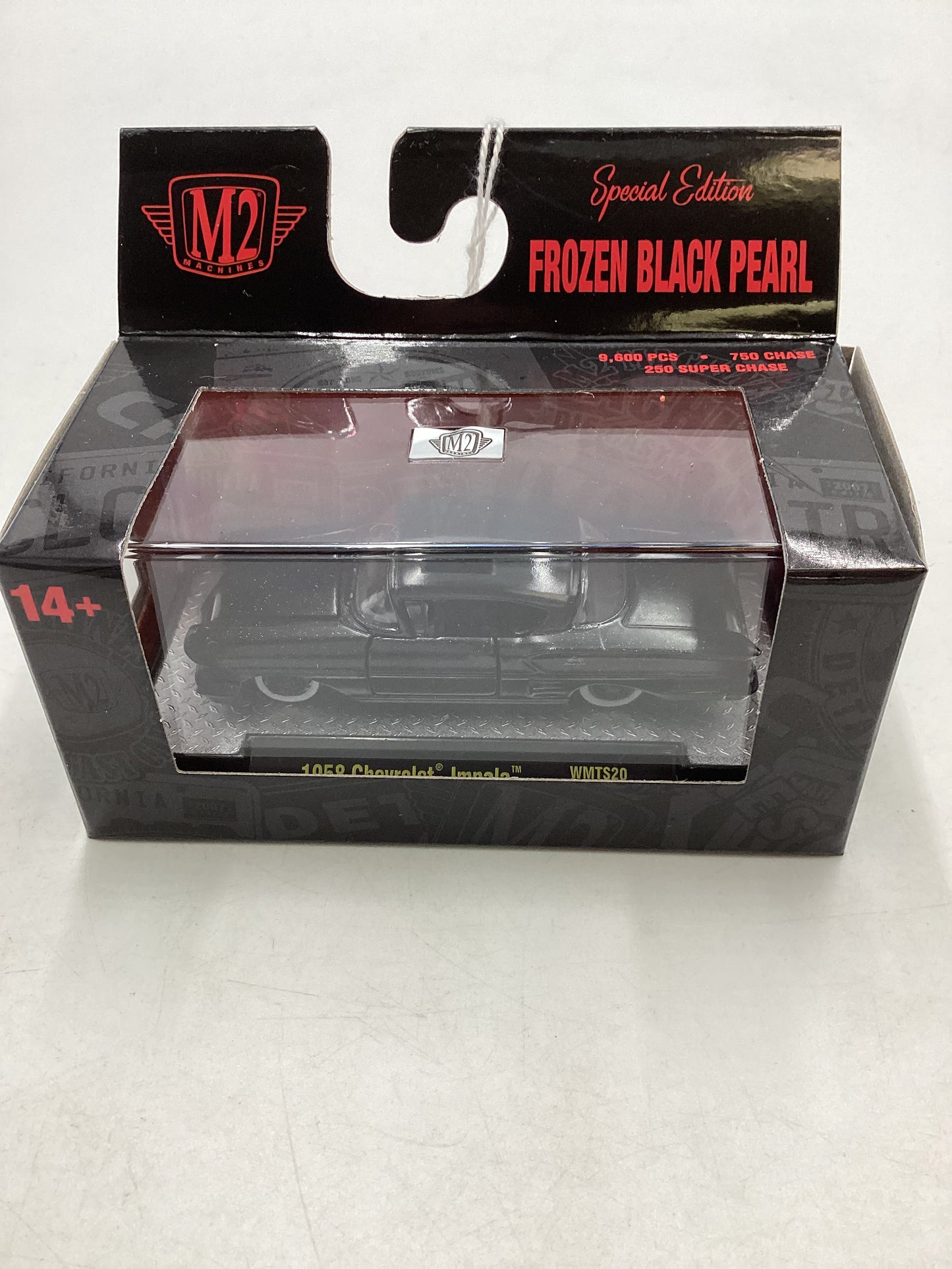 M2 Machines Special Edition Frozen Black Pearl 1958 Chevrolet Impala WMTS20