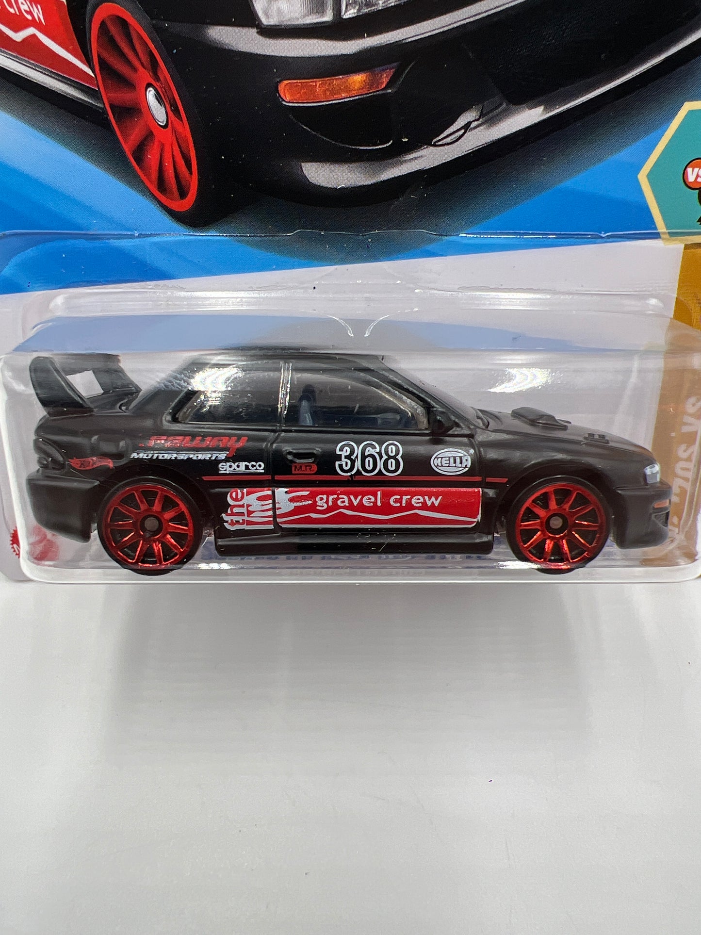 2025 Hot Wheels Dollar General Exclusive #244 98 Subaru Impreza 22B-STi Version Black 238D