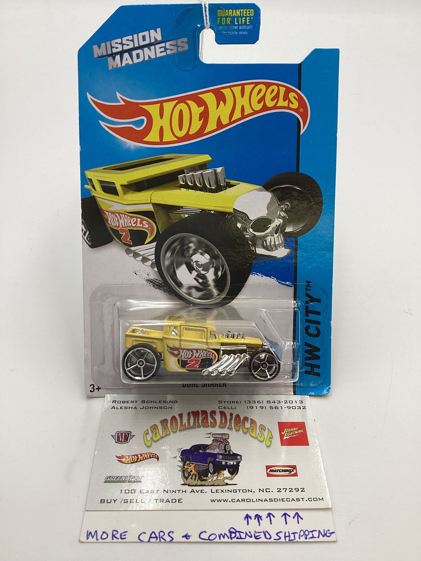 2014 Mission Madness #1 Bone Shaker Yellow Kroger Exclusive 234D