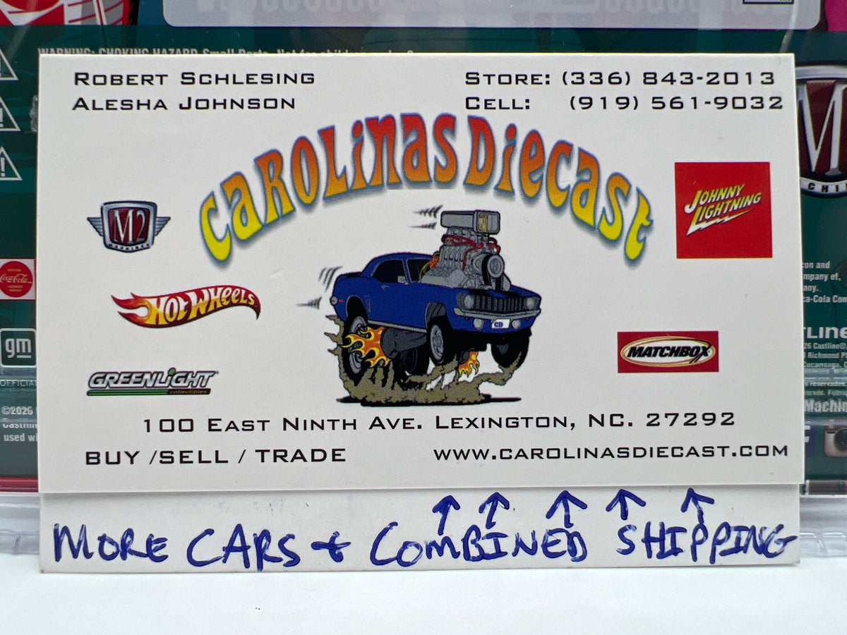 M2 Machines A68 Coca Cola CHASE 1978 Pontiac Firebird Trans Am Hardtop Light Blue