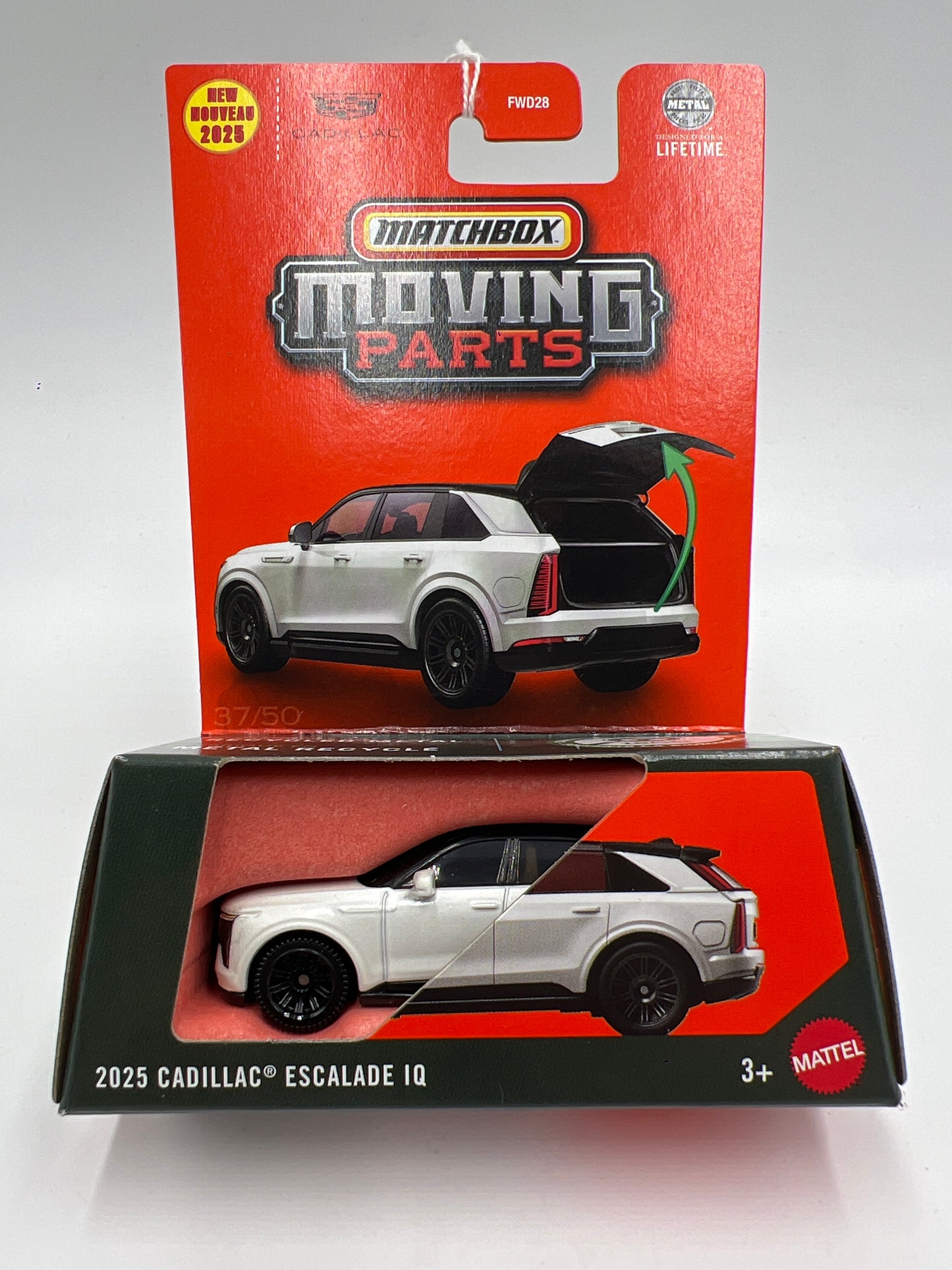 2025 Matchbox Moving Parts #37 2025 Cadillac Escalade IQ White 167O