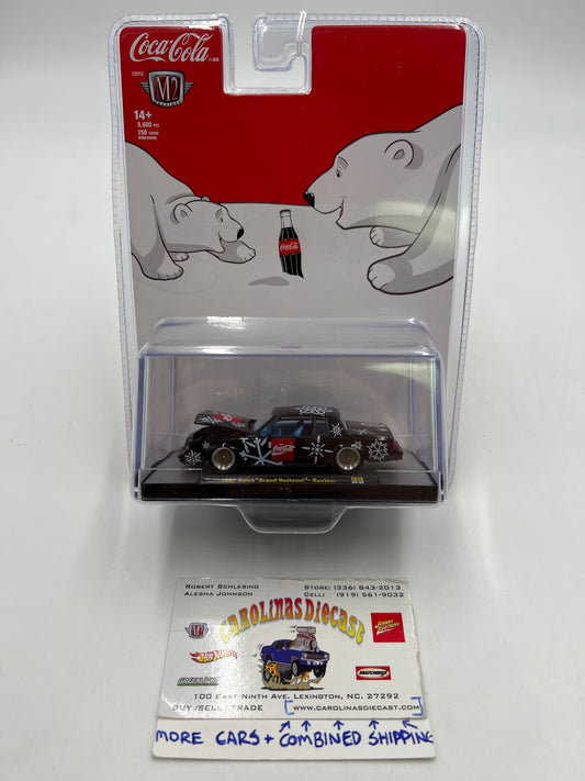 2024 M2 Machines Holiday Coca Cola 1987 Buick Grand National Custom Black SK09