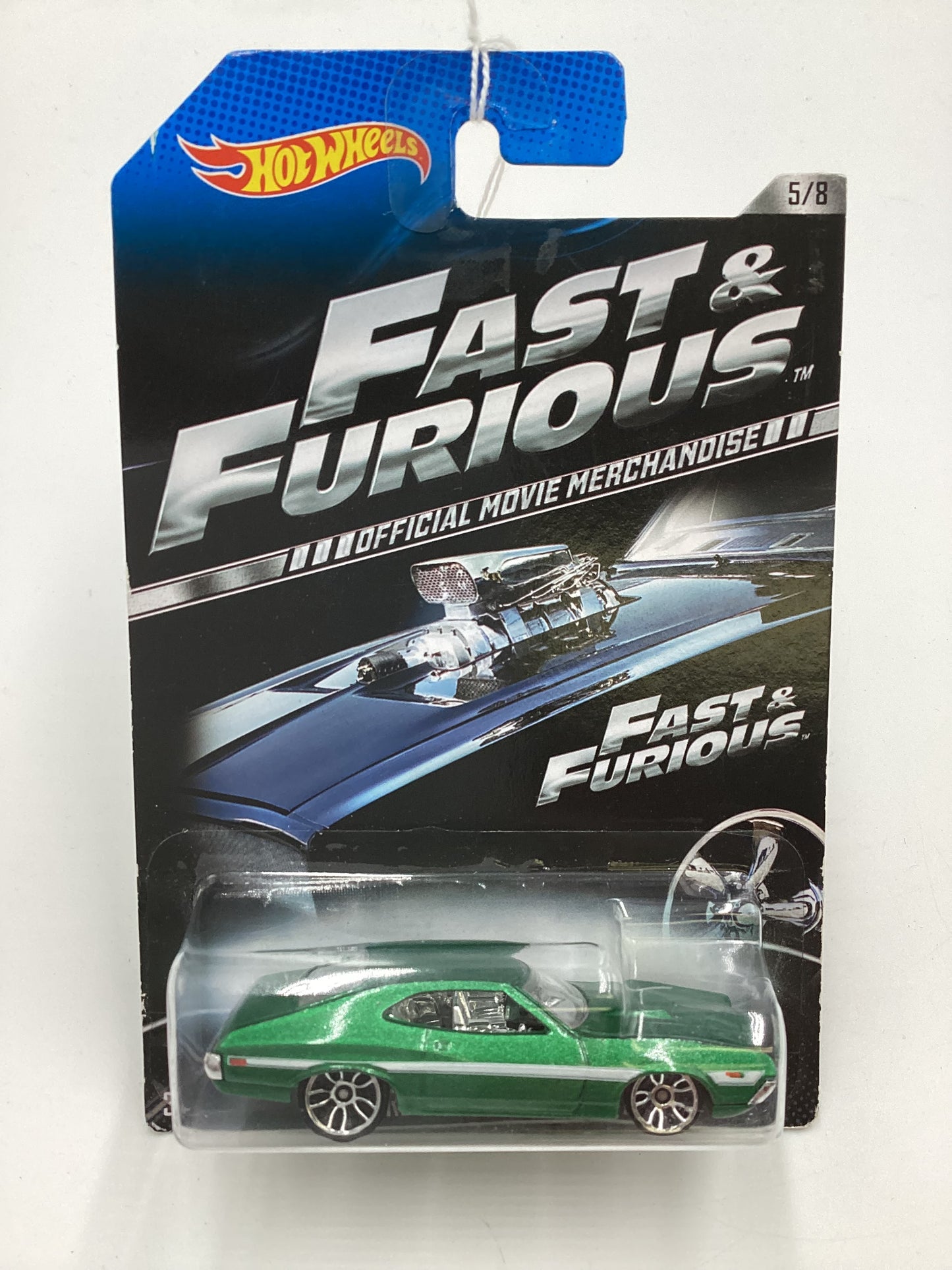 2014 Hot Wheels Fast & Furious #5 72 Ford Grand Torino Sport Green 69E