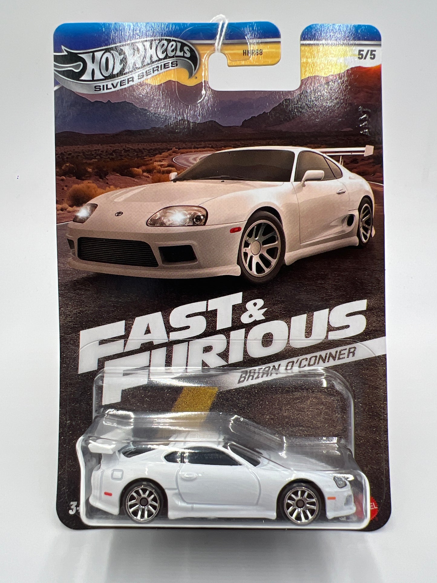 Hot Wheels Silver Series Fast & Furious Brian O’Conner #5 Toyota Supra White 70B