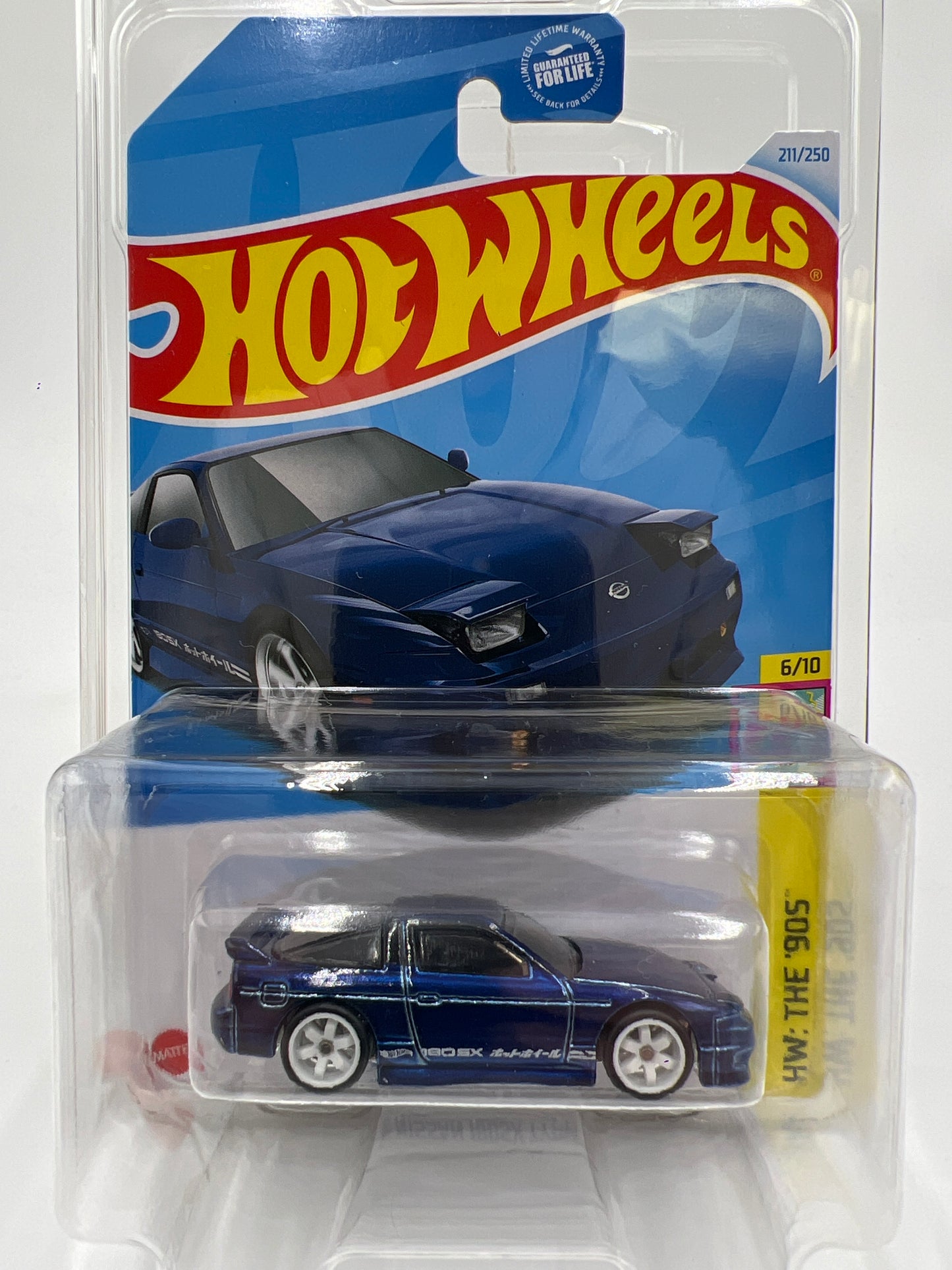 2024 Hot Wheels M Case Super Treasure Hunt #211 96 Nissan 180SX Type X Blue W/Protector