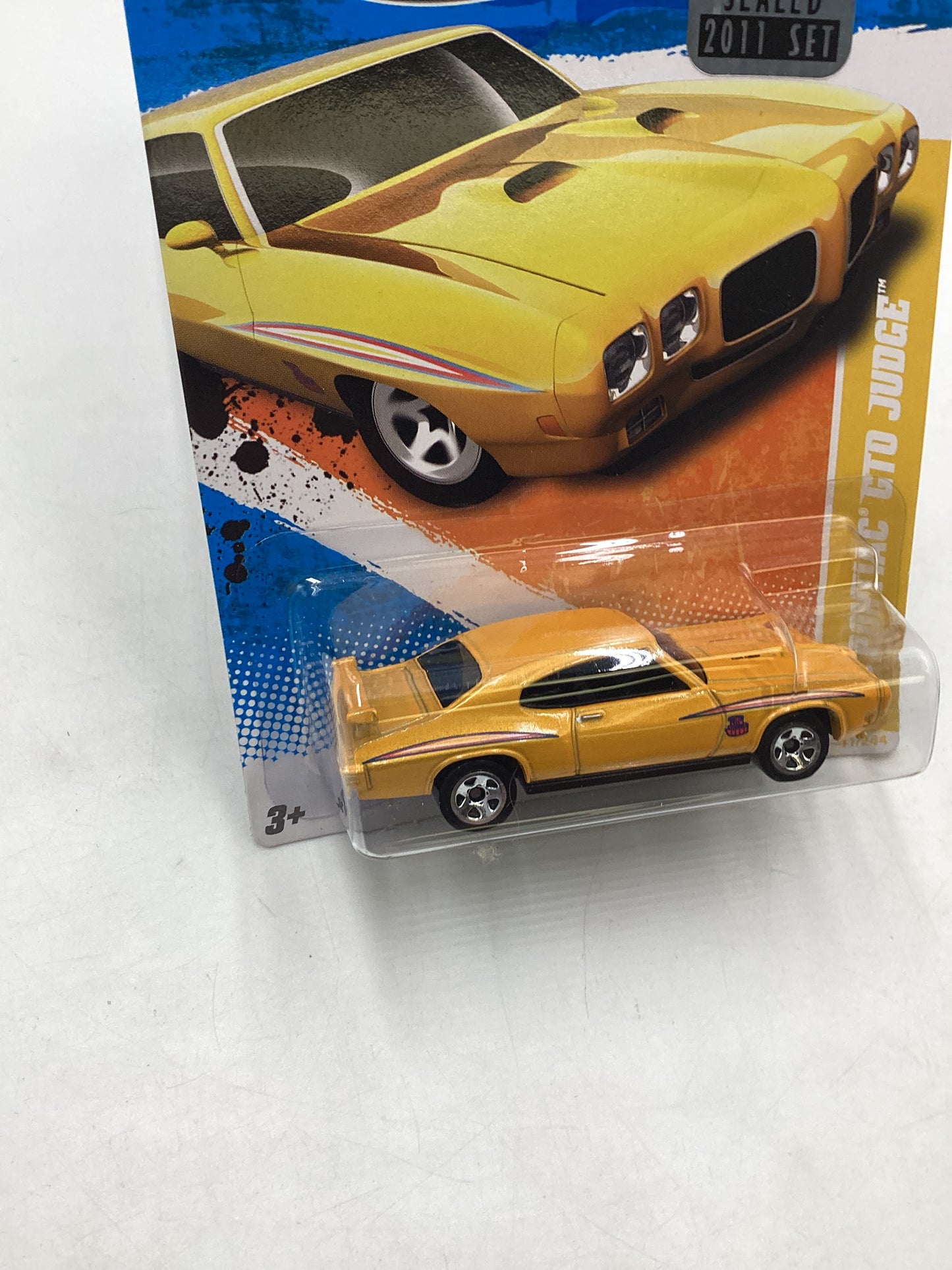 2011 Hot Wheels #11 70 Pontiac GTO Judge Yellow Factory Sealed 45A