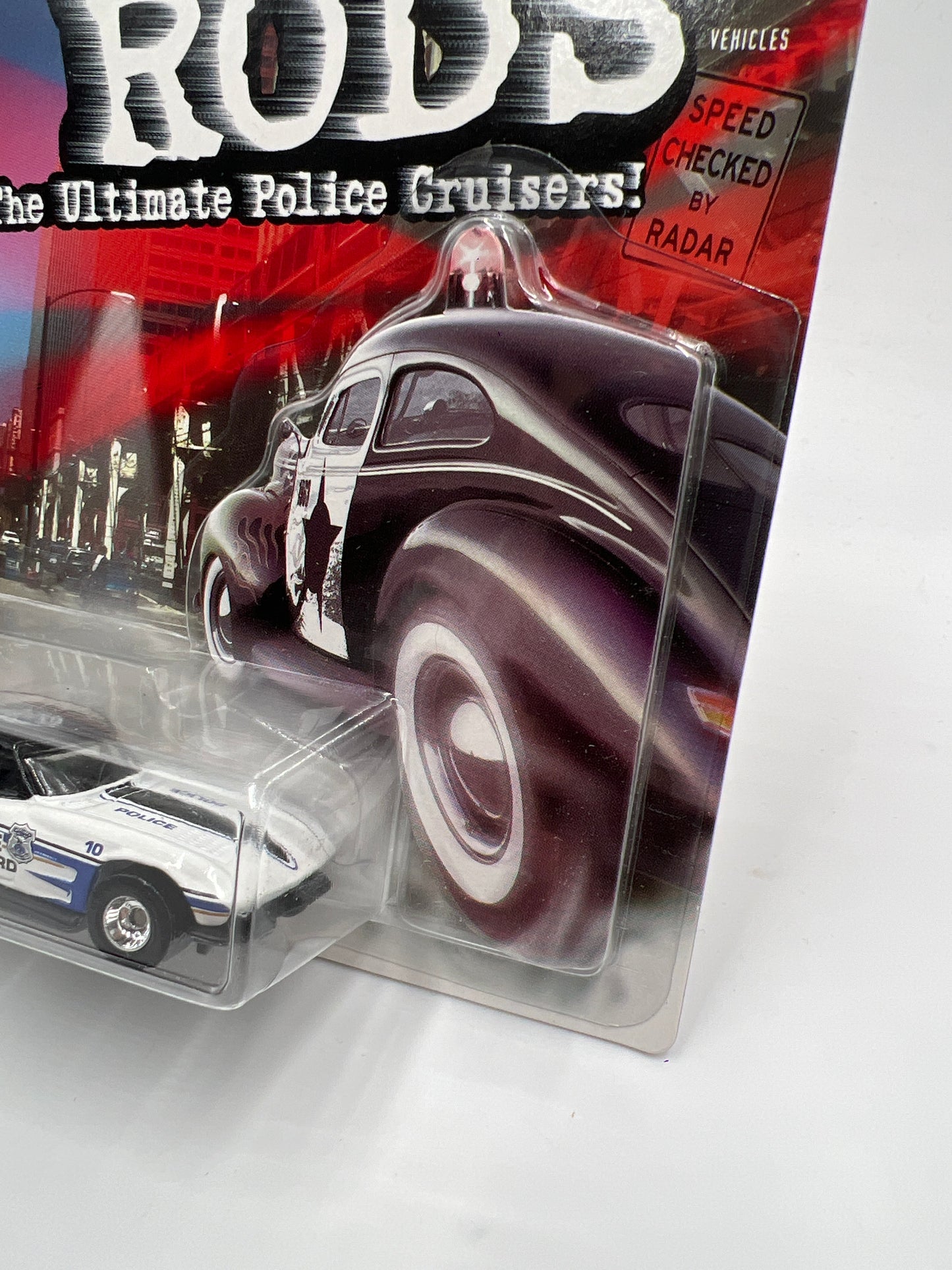 Hot Wheels Cop Rods Series 2 Hartford CT 63 Corvette W/Real Riders