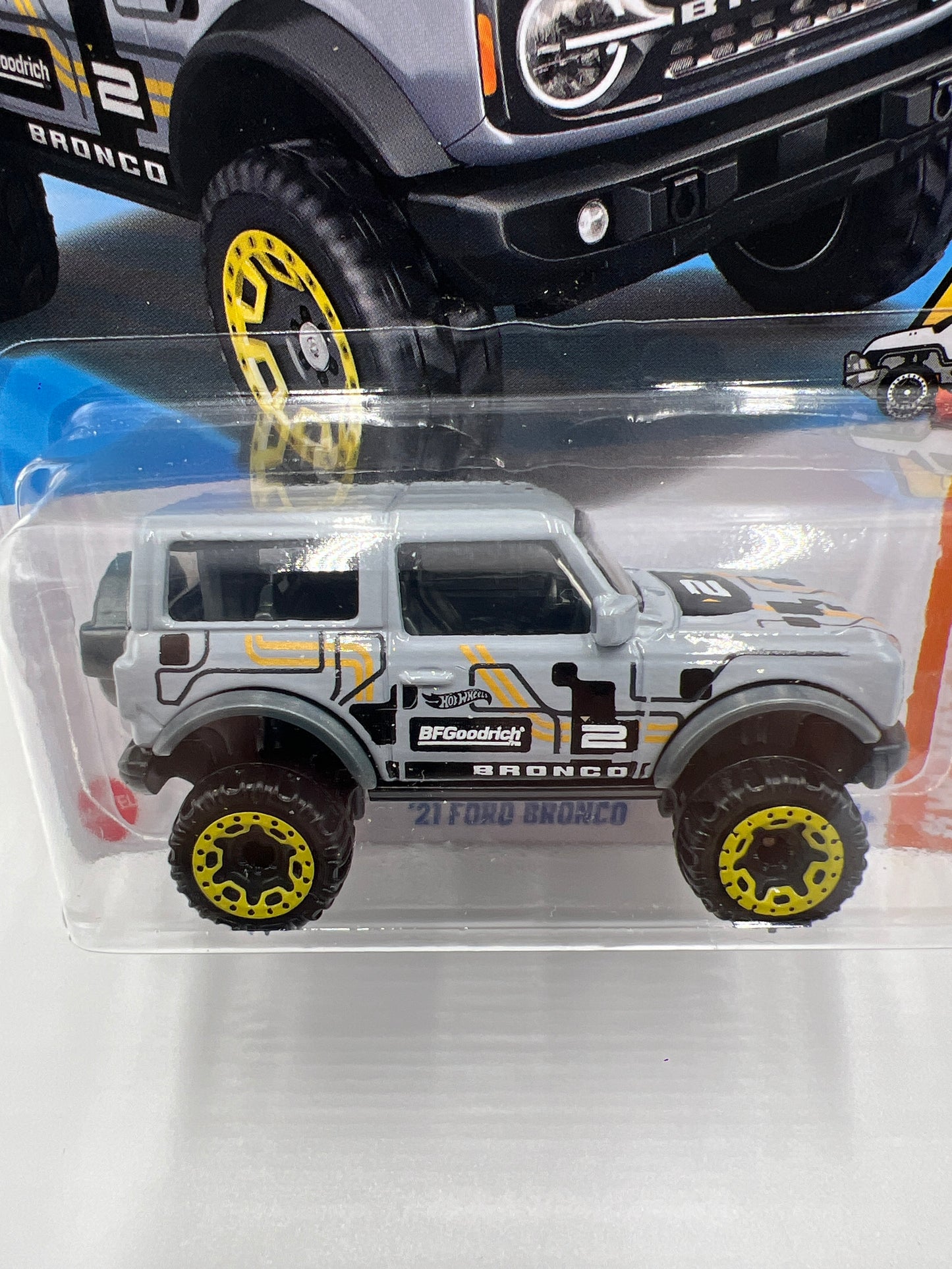 2025 Hot Wheels B Case #20 21 Ford Bronco Gray