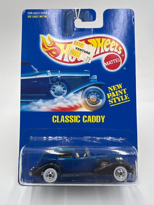 1991 Hot Wheels Collector #44 Classic Caddy Blue W/White Wall Tires 240F