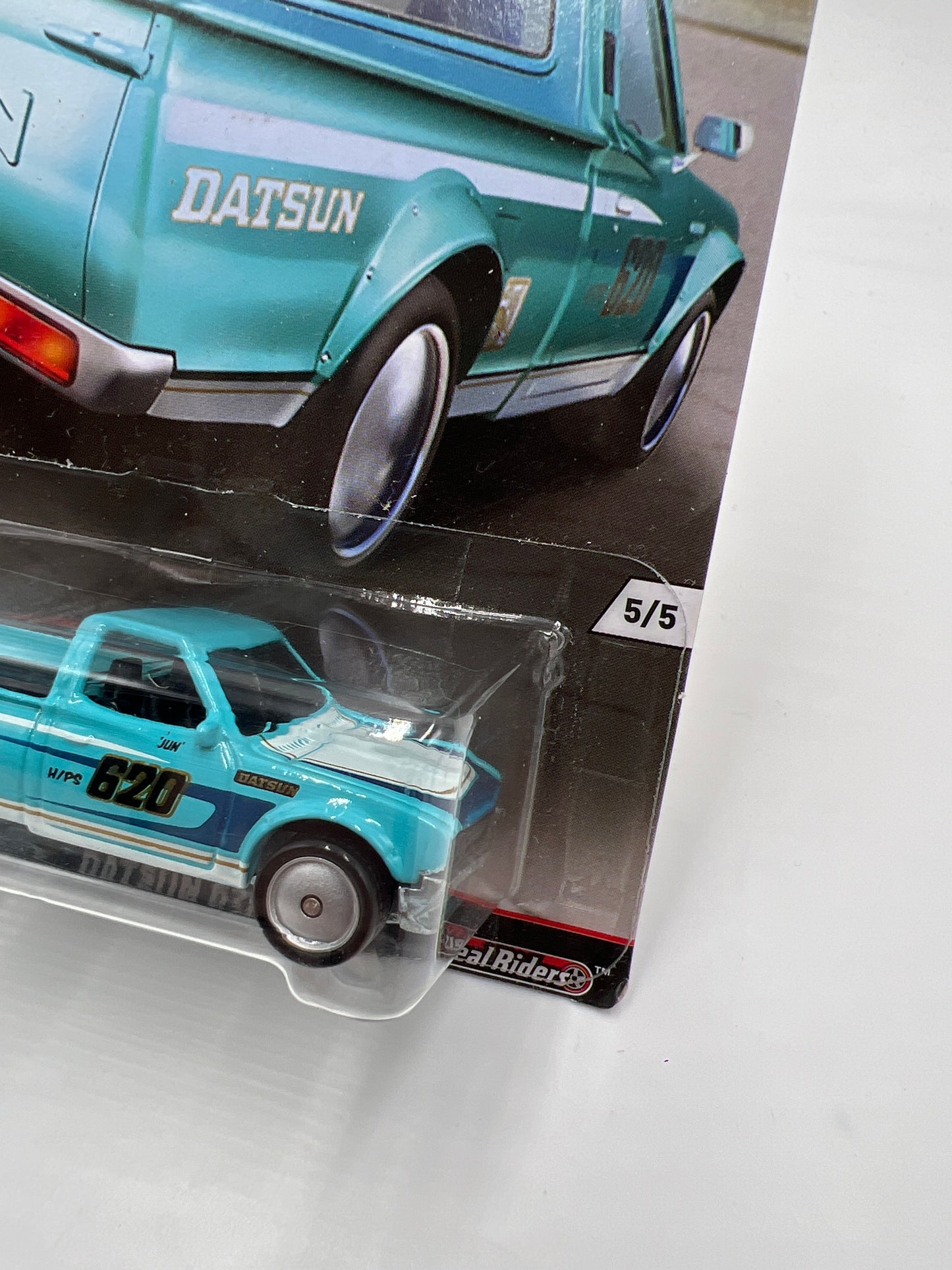 Hot Wheels Car Culture Trucks #5 Datsun 620 Light Blue 244A
