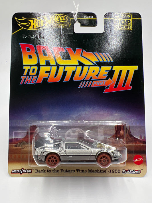 2025 Hot Wheels Premium Pop Culture Back To The Future Part III BTTF Time Machine 1955 271E