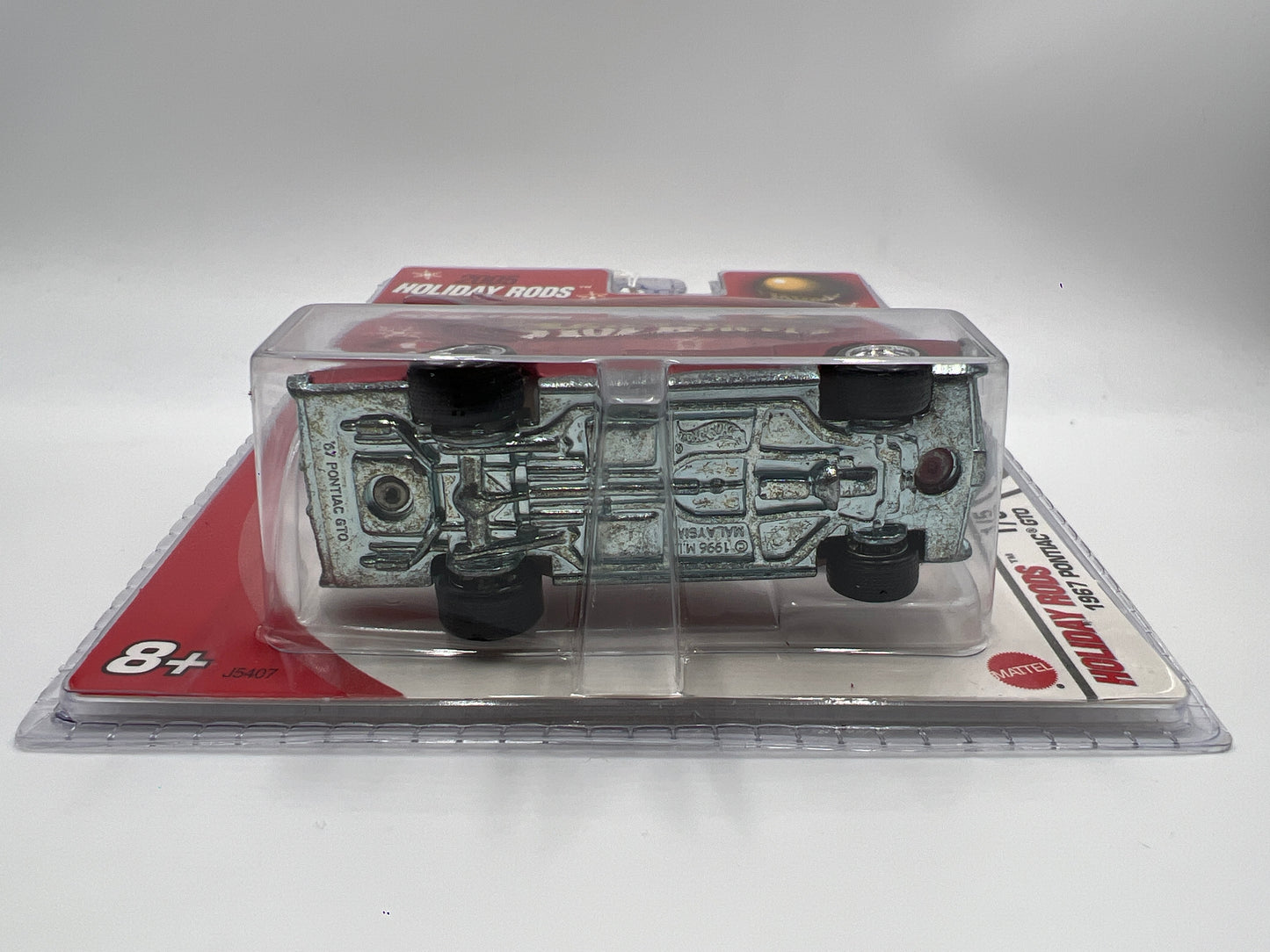 Hot Wheels 2005 Holiday Rods #1 1967 Pontiac GTO Satin Red