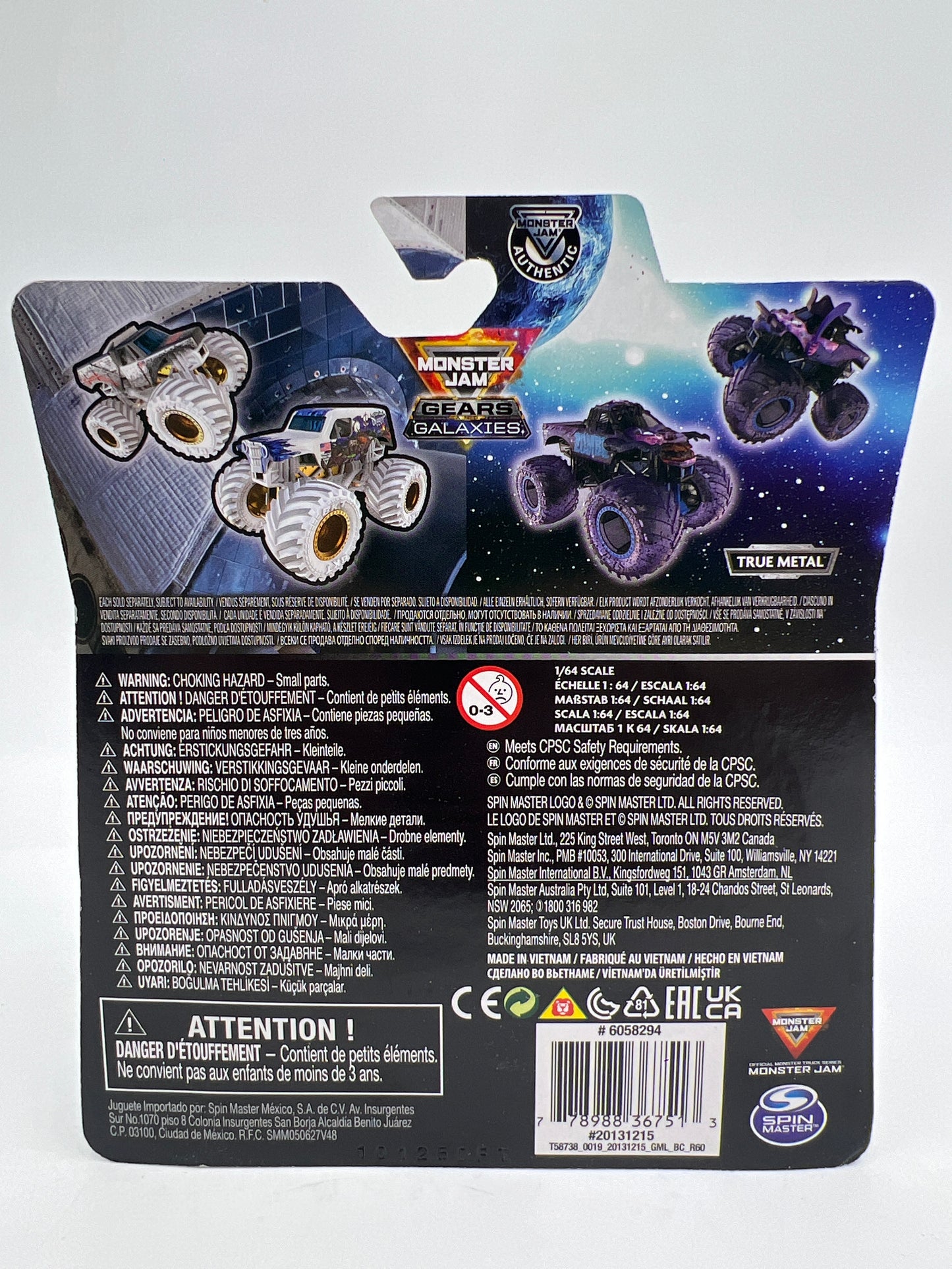 Monster Jam Walmart Exclusive Gears And Galaxies Pirates Curse
