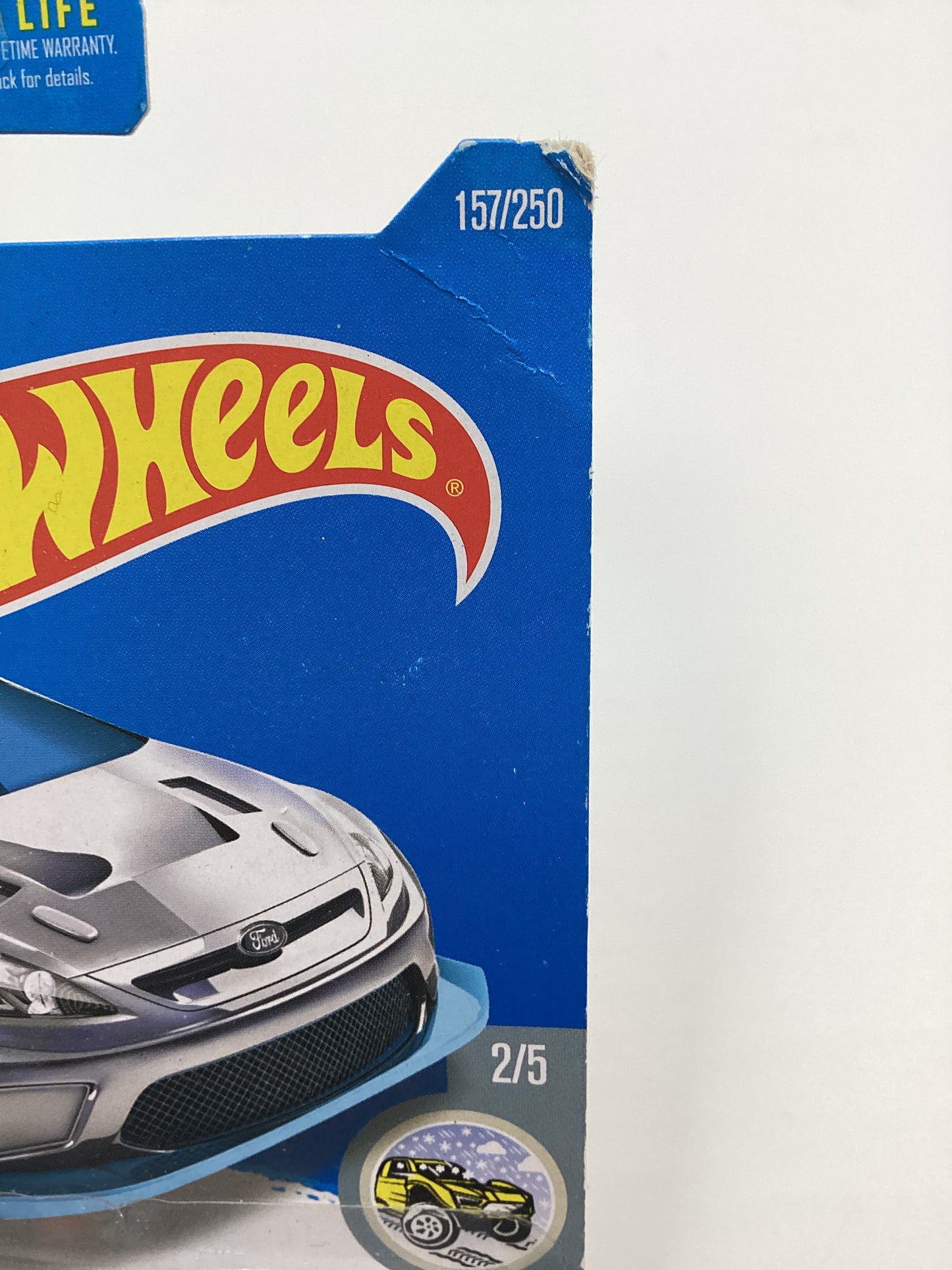 2016 Hot Wheels #157 12 FORD FIESTA Zamac Bad Card and J hook