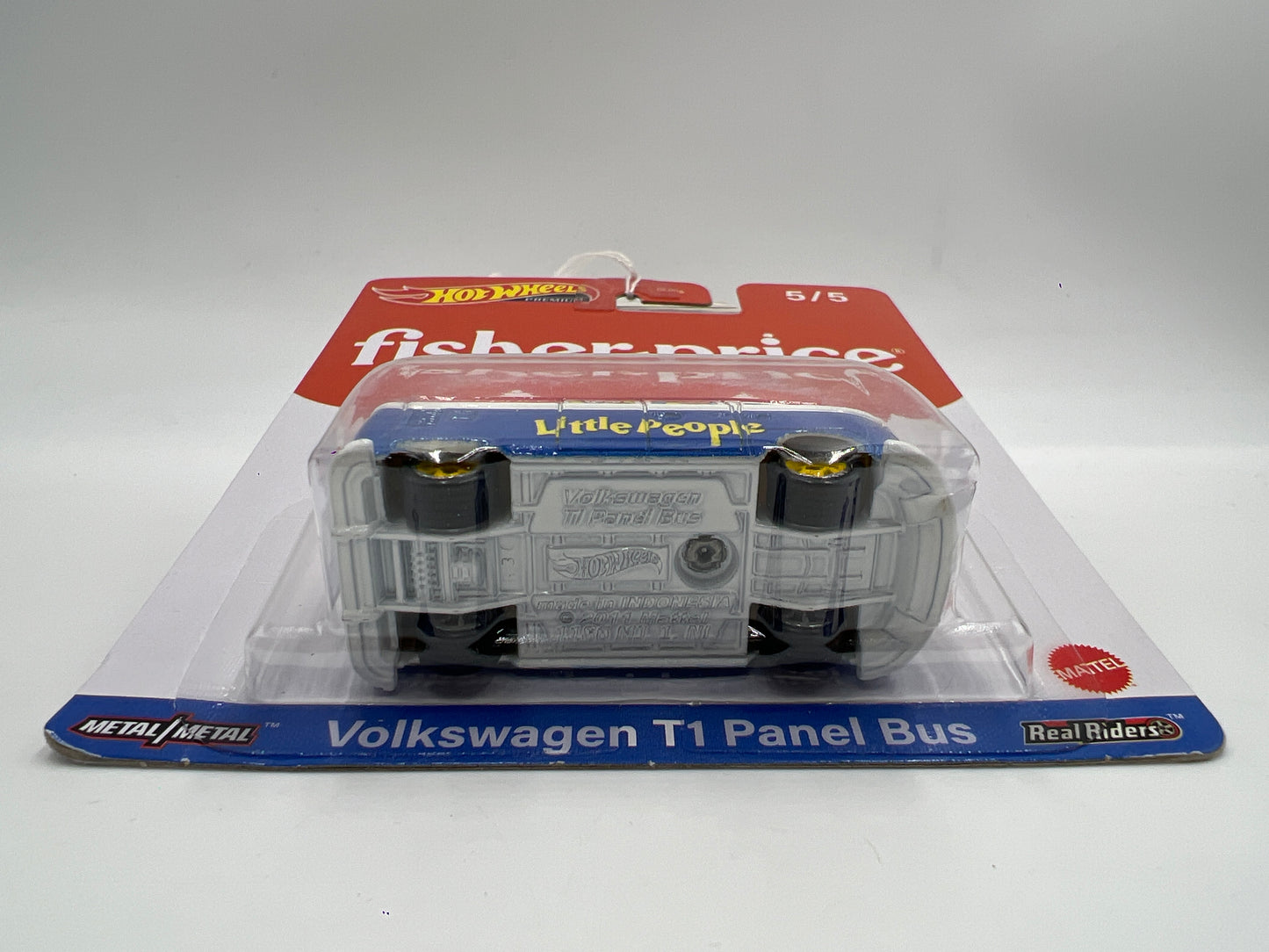 Hot Wheels Premium Fisher Price #5 Volkswagen T1 Panel Bus 268A