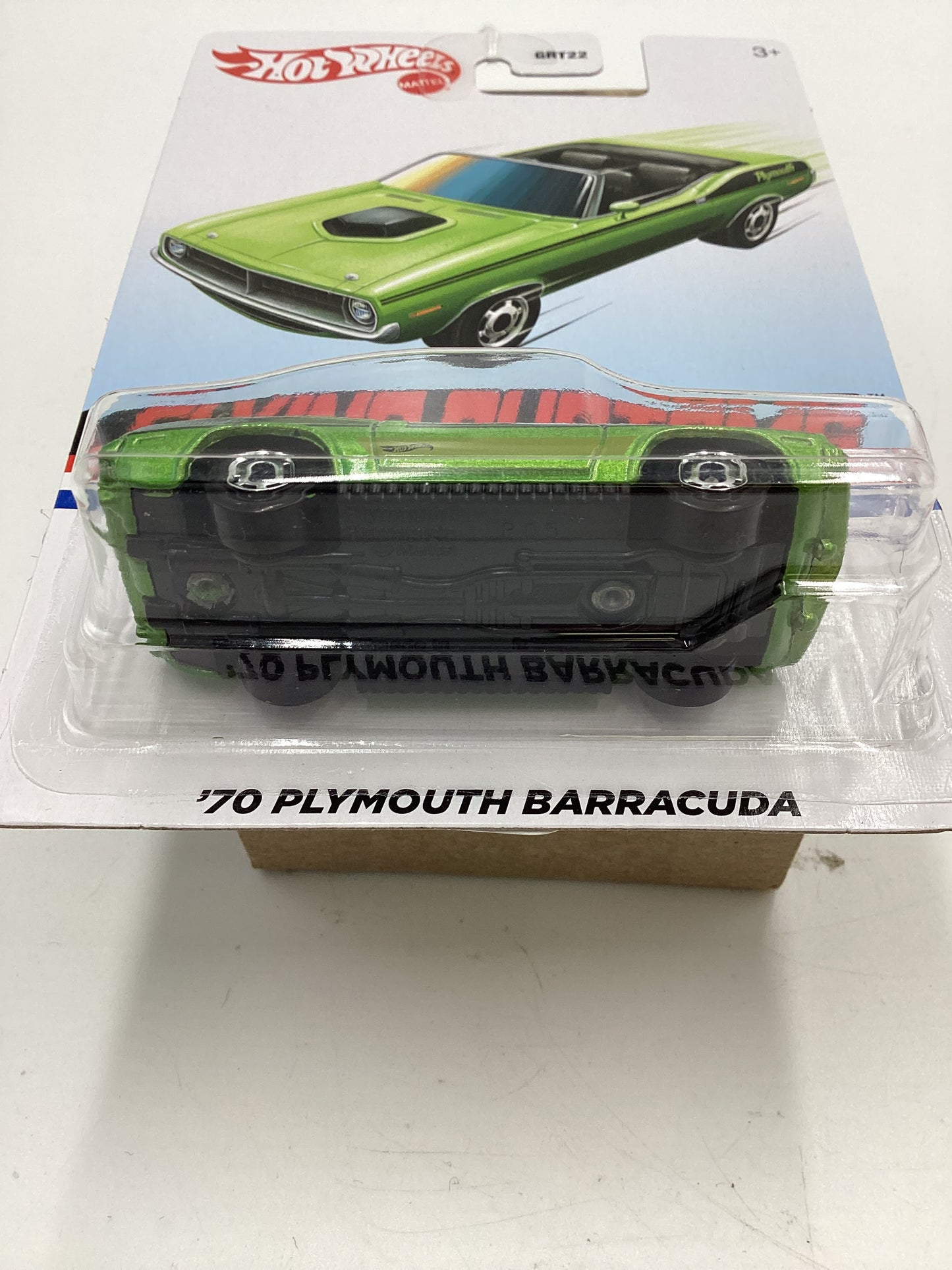 Hot Wheels Target Exclusive Flying Customs 70 Plymouth Barracuda Green 156G