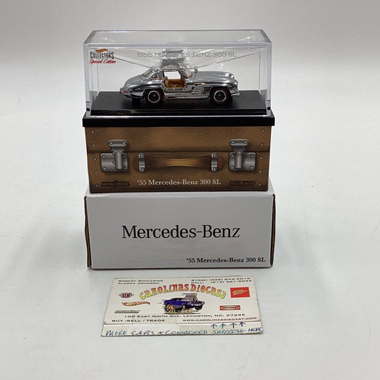 2021 Hot Wheels RLC ‘55 Mercedes Benz 300SL Chrome 04302/20000