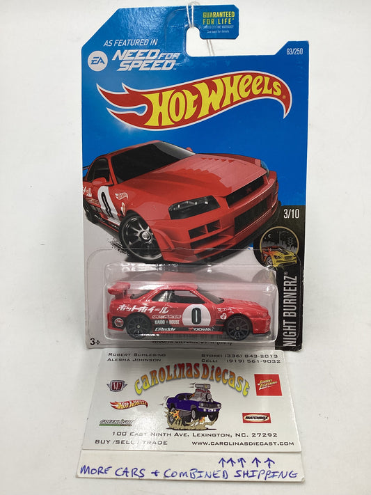 2016 Hot wheels #83 Need for speed Nissan Skyline GT-R