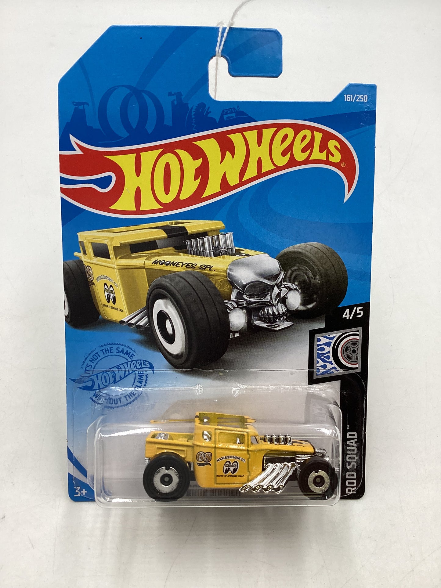 2021 hot wheels #161 Bone Shaker Yellow Mooneyes 53C