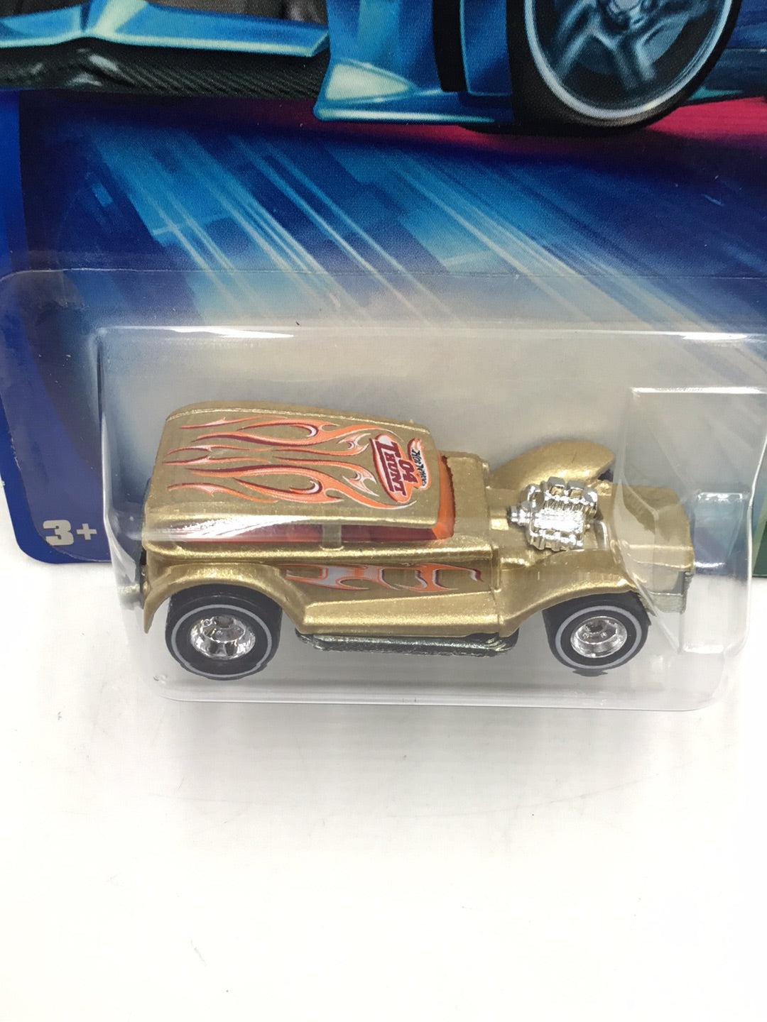 2004 Hot Wheels Treasure Hunt  #104 Double Demon rubber tires CC5