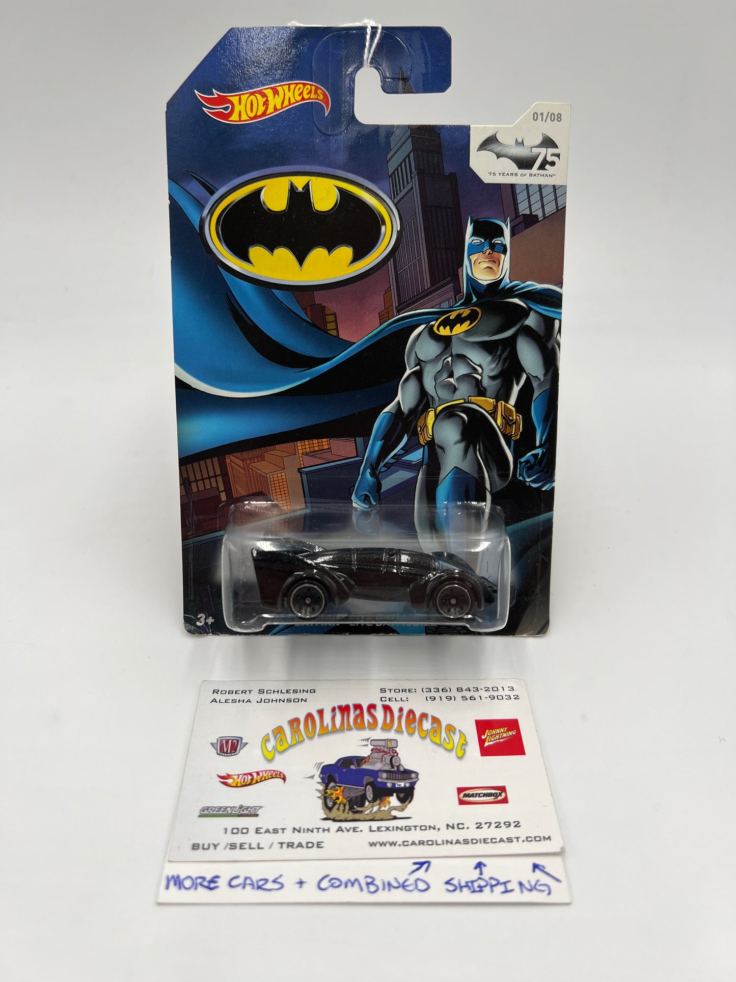Hot Wheels Batman 75th Anniversary Set #1 Live Batmobile 118C